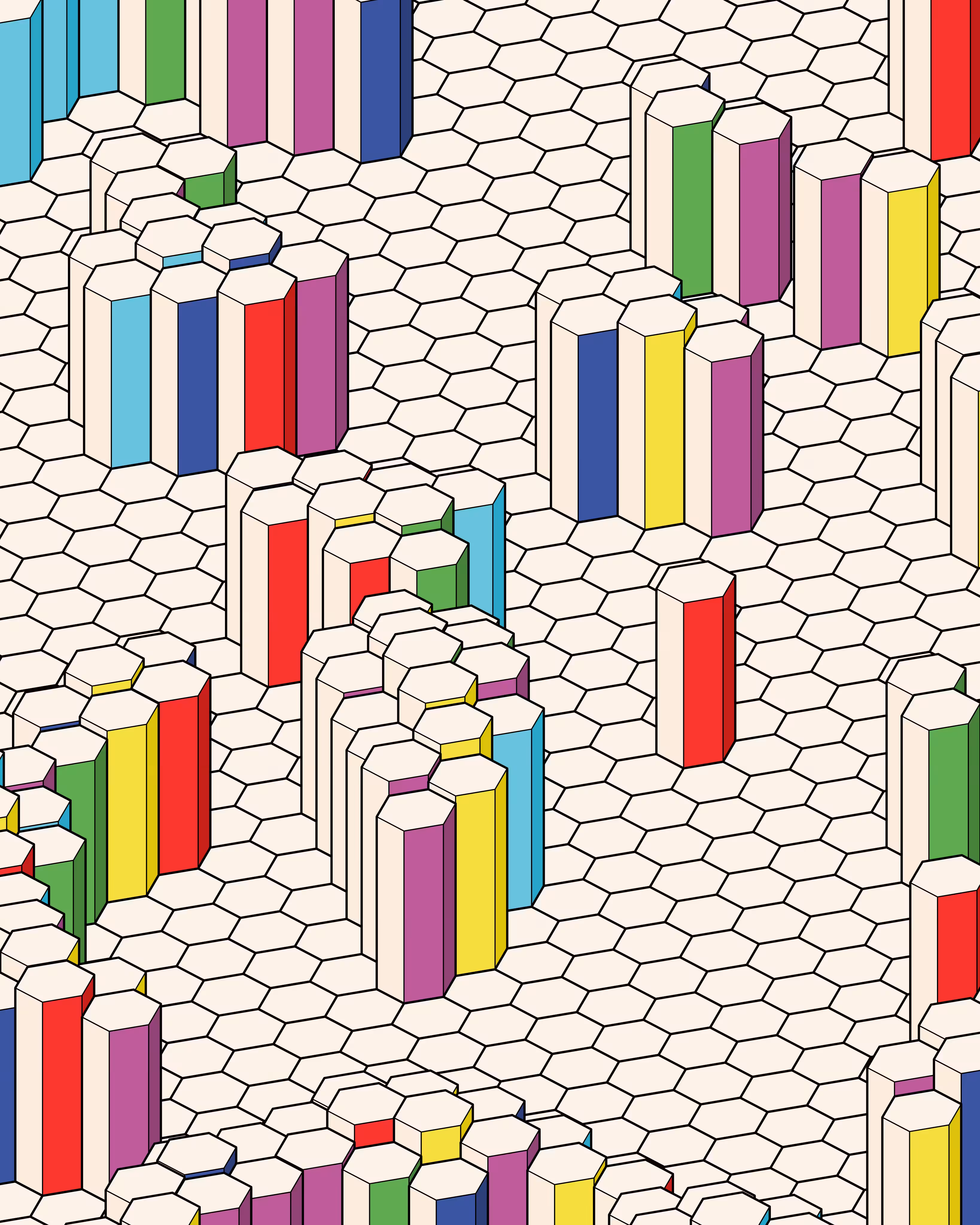 Hexagones Landscape #264