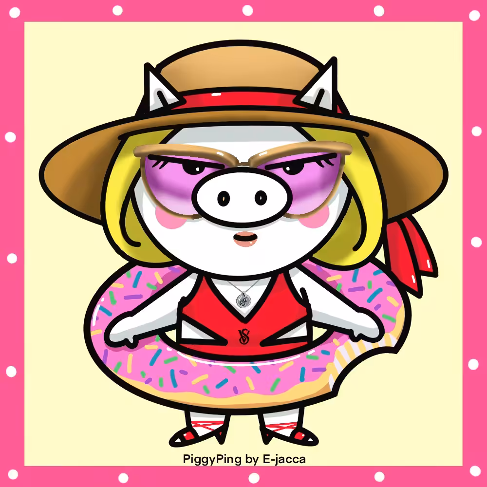 E-jacca_NFT_PiggyPing & Victoria Secret 