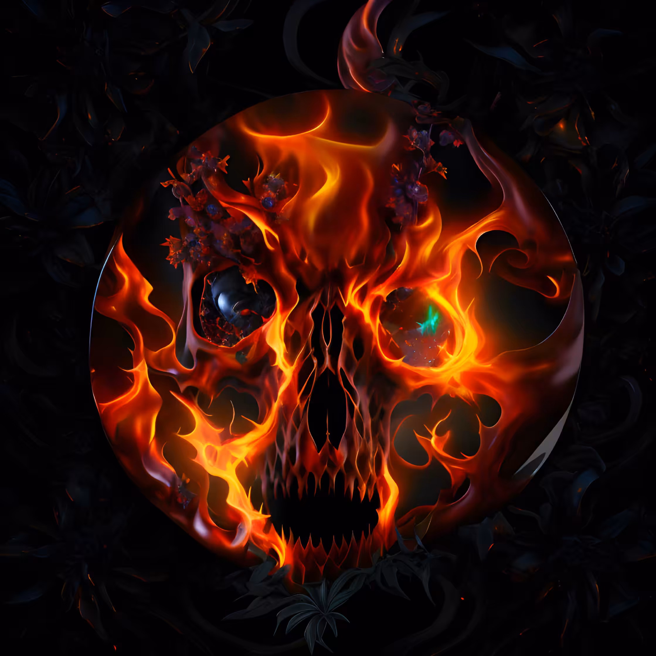Fire Skull #3