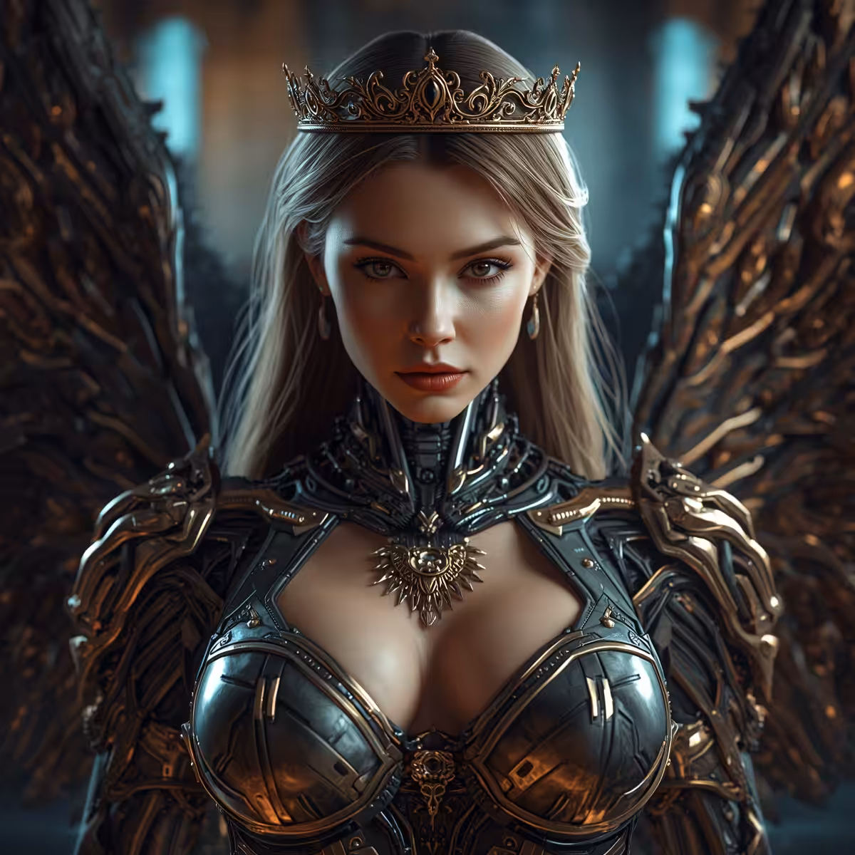 Armored woman