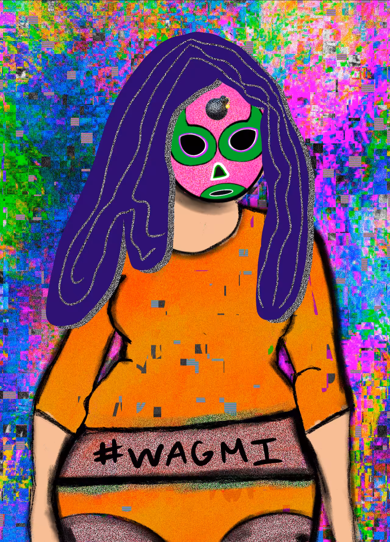 NFT luchadora #97