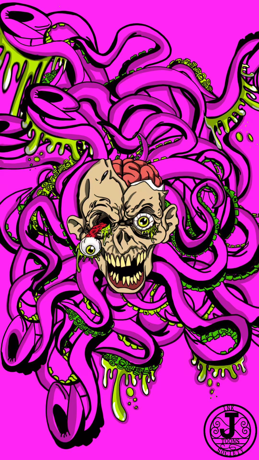 OctoZombie Ink Art #1