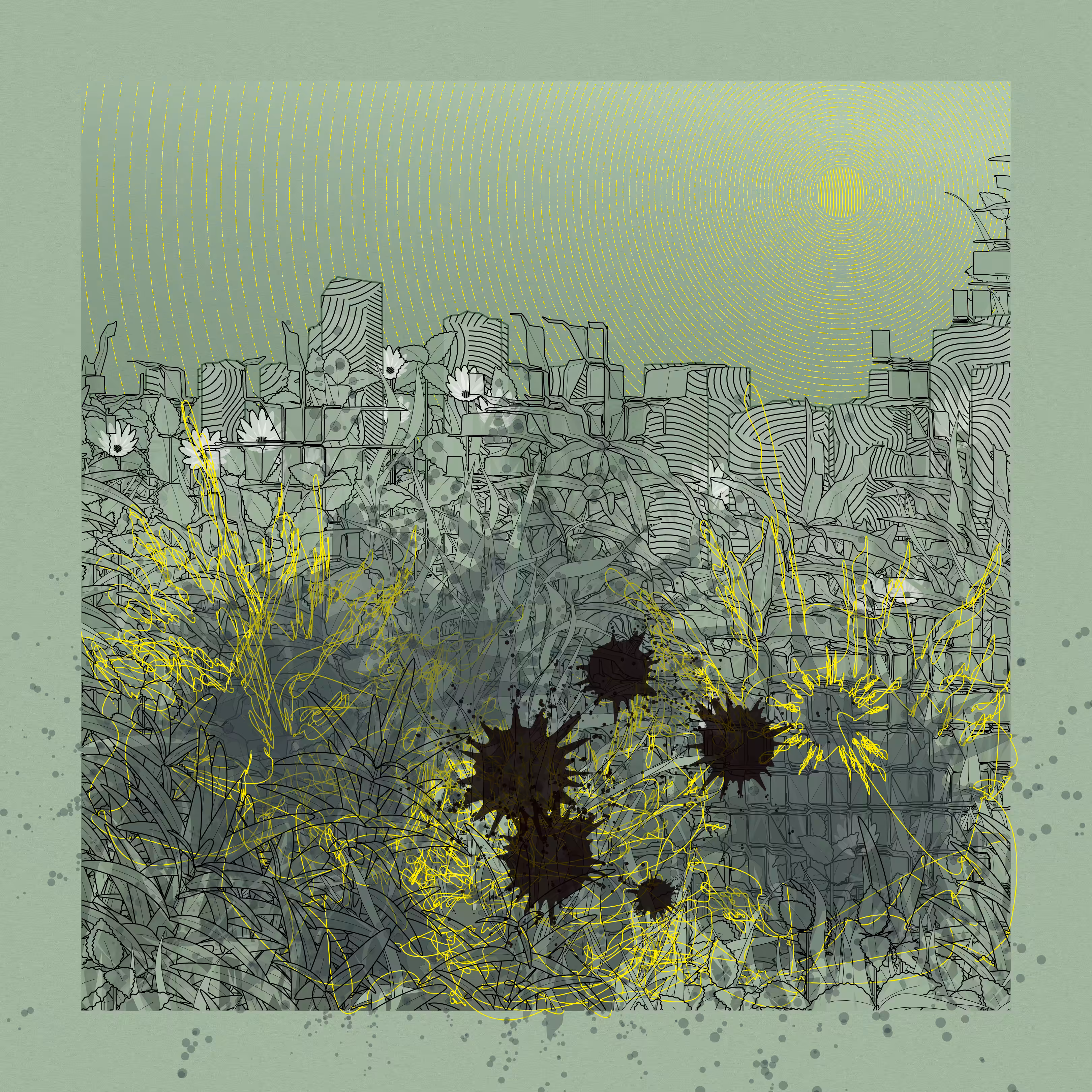 Landscape with Carbon Capture #6105