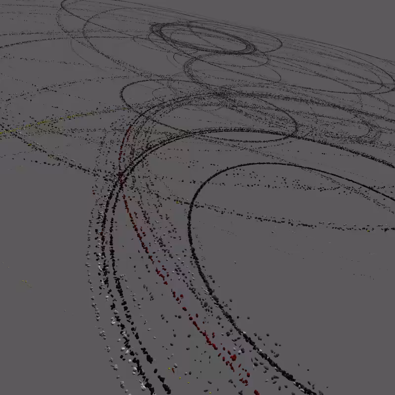 circle drops - 'the passenger' sketches #16