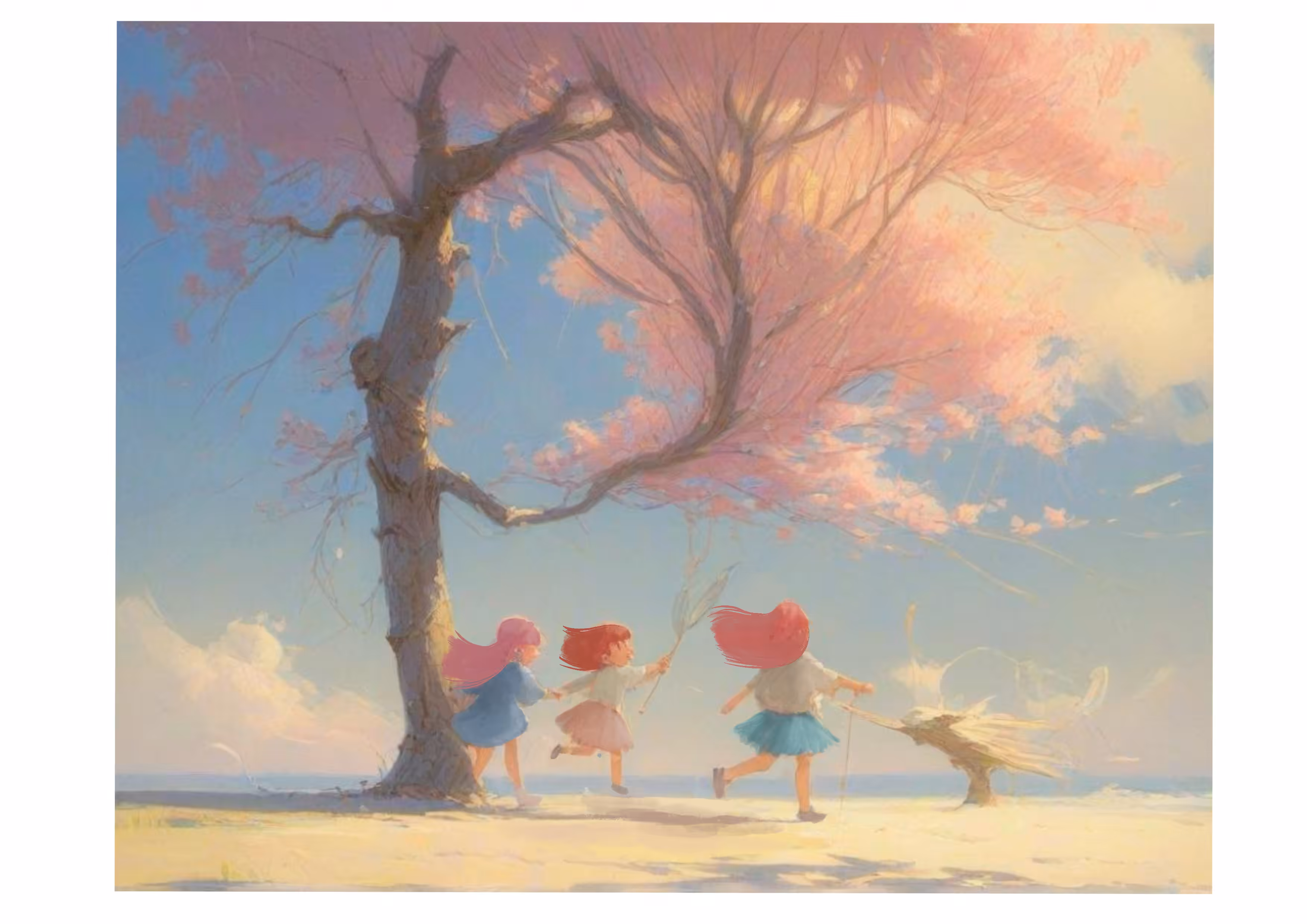 Spring dream- unique digital artwork