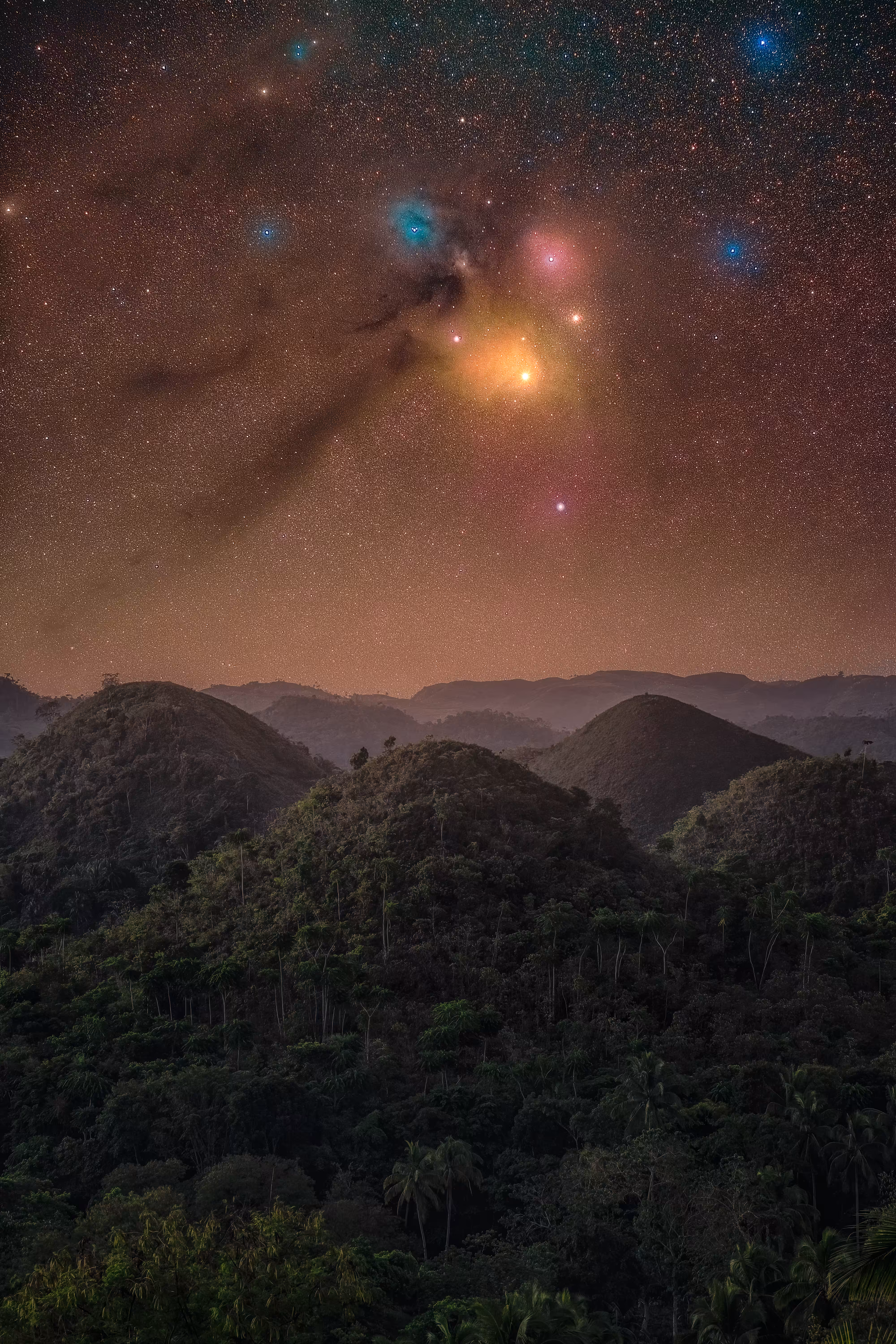 Rho Ophiuchi On The Rise