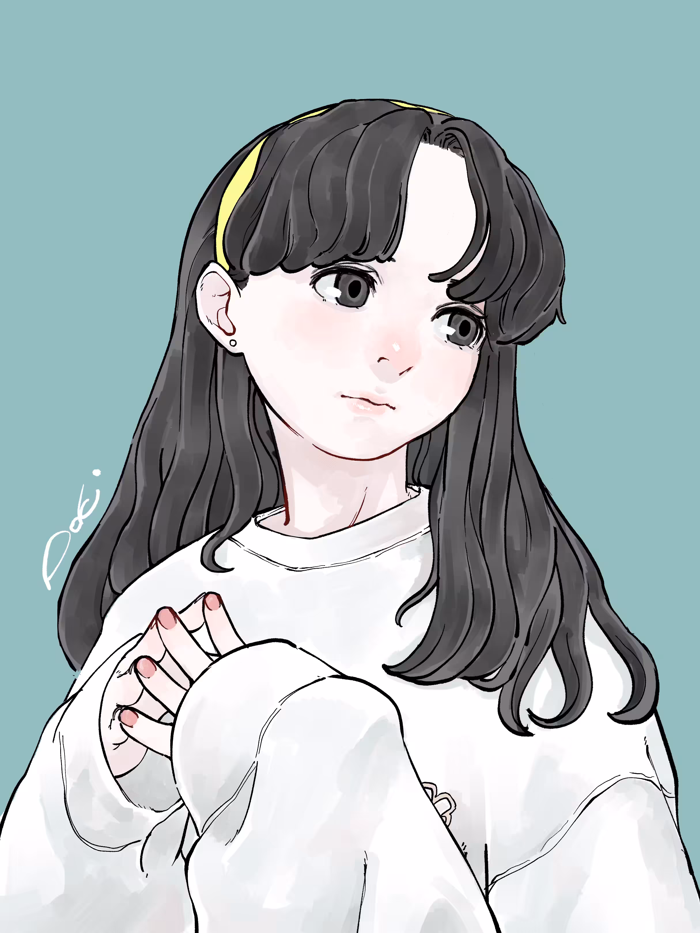 A headband girl(Y)/カチューシャの女の子