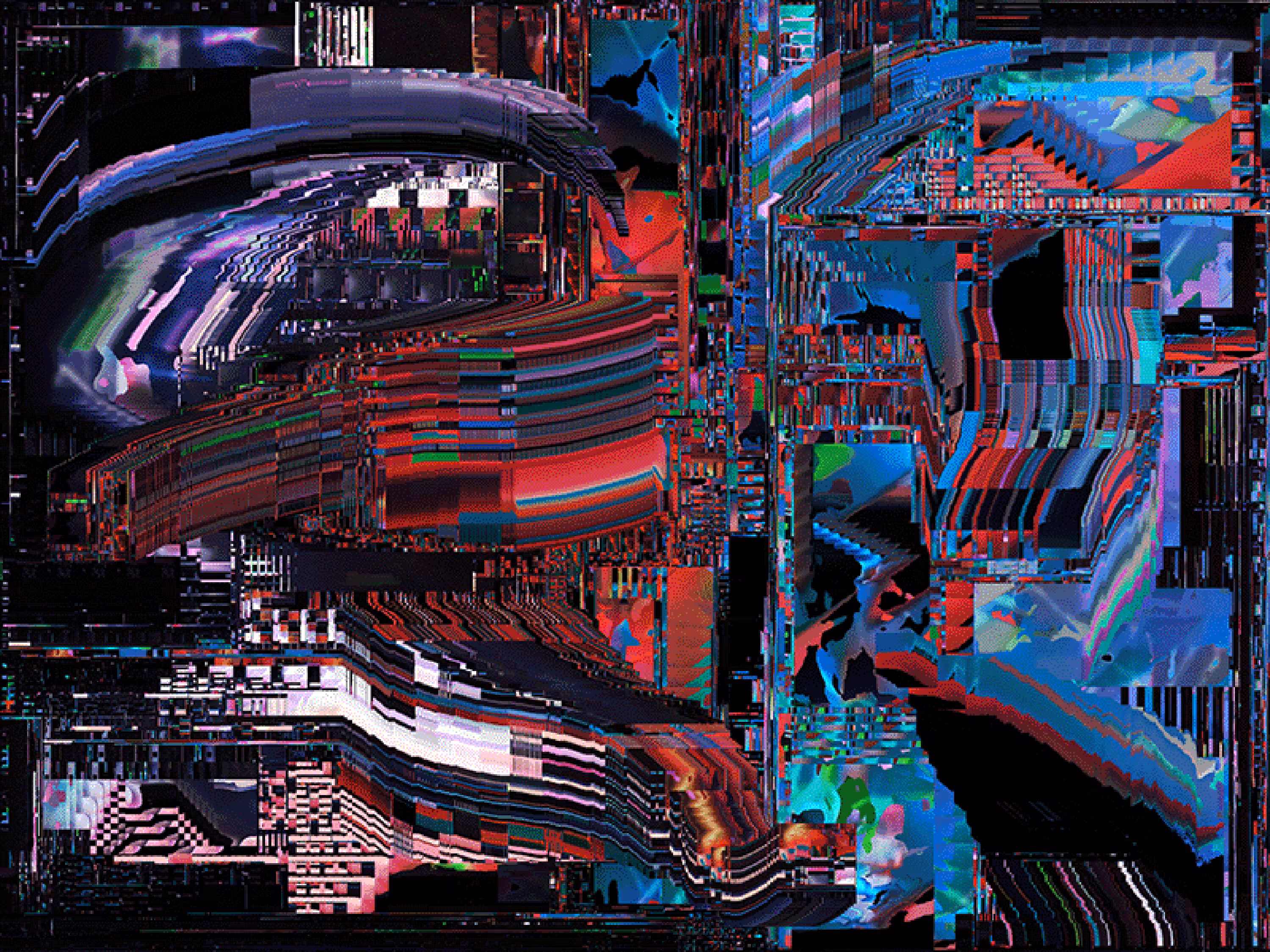 Glitched Traces: Fractured Data Proximity