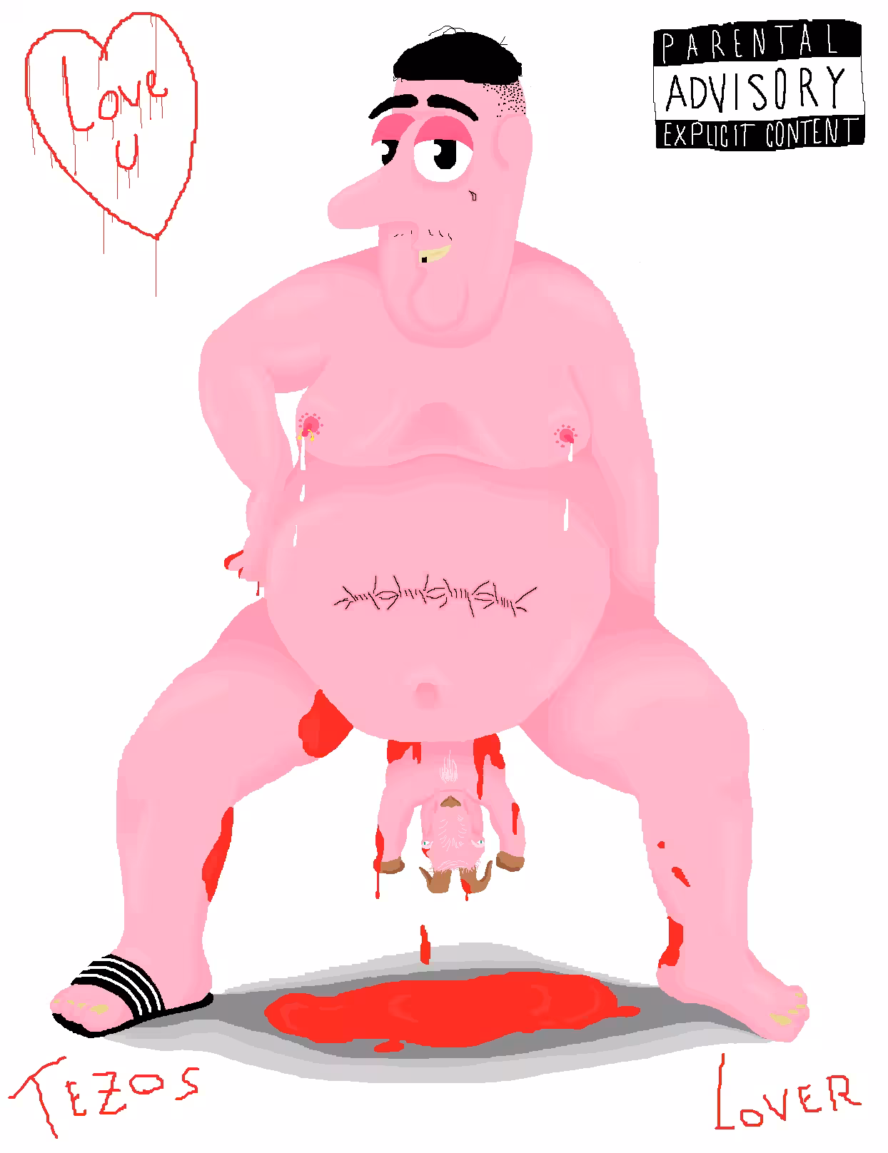 sangre tibia, leche fea, la cabra. 
