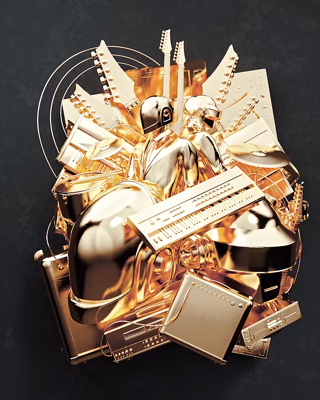 DAFT PUNK TRIBUTE 👑 GOLD EDITION