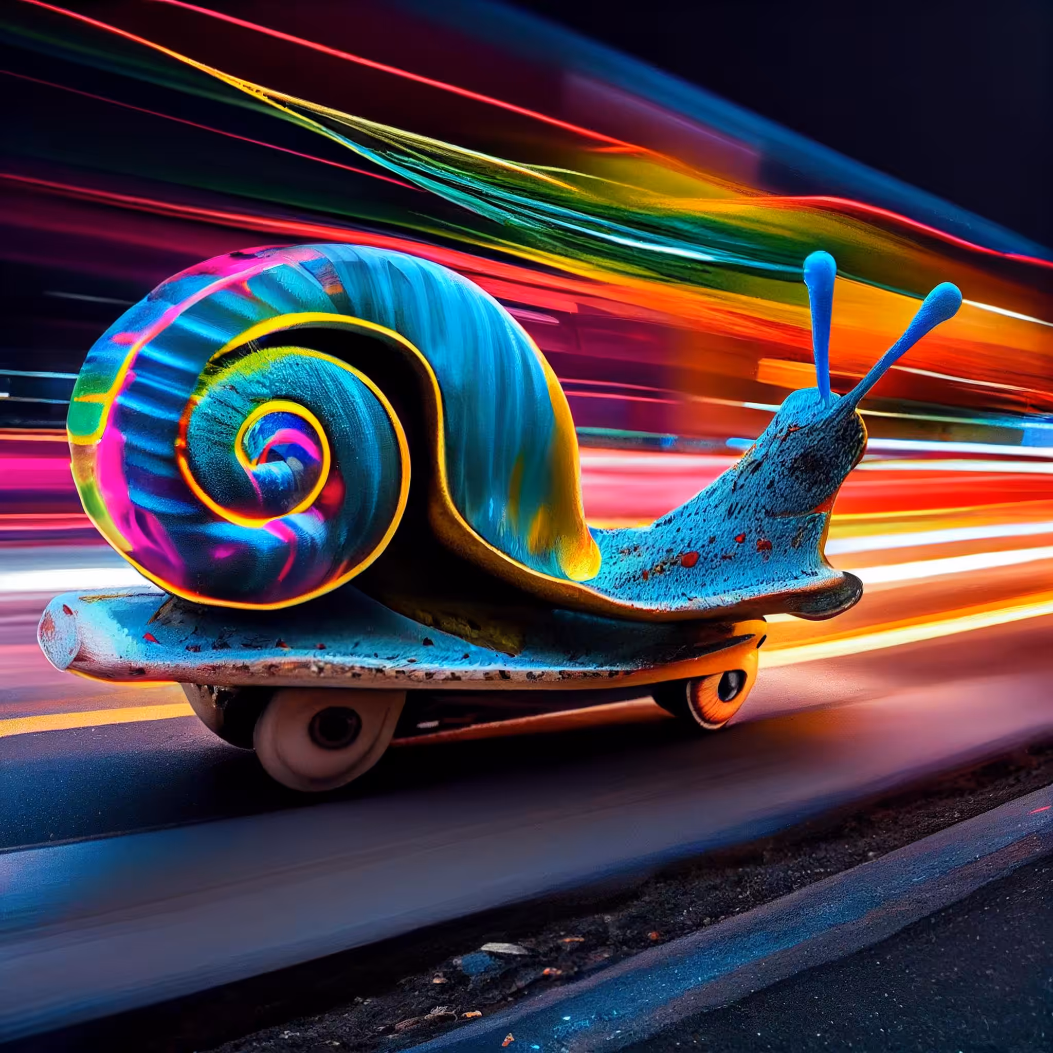 Psychedelic Art: Super Snail