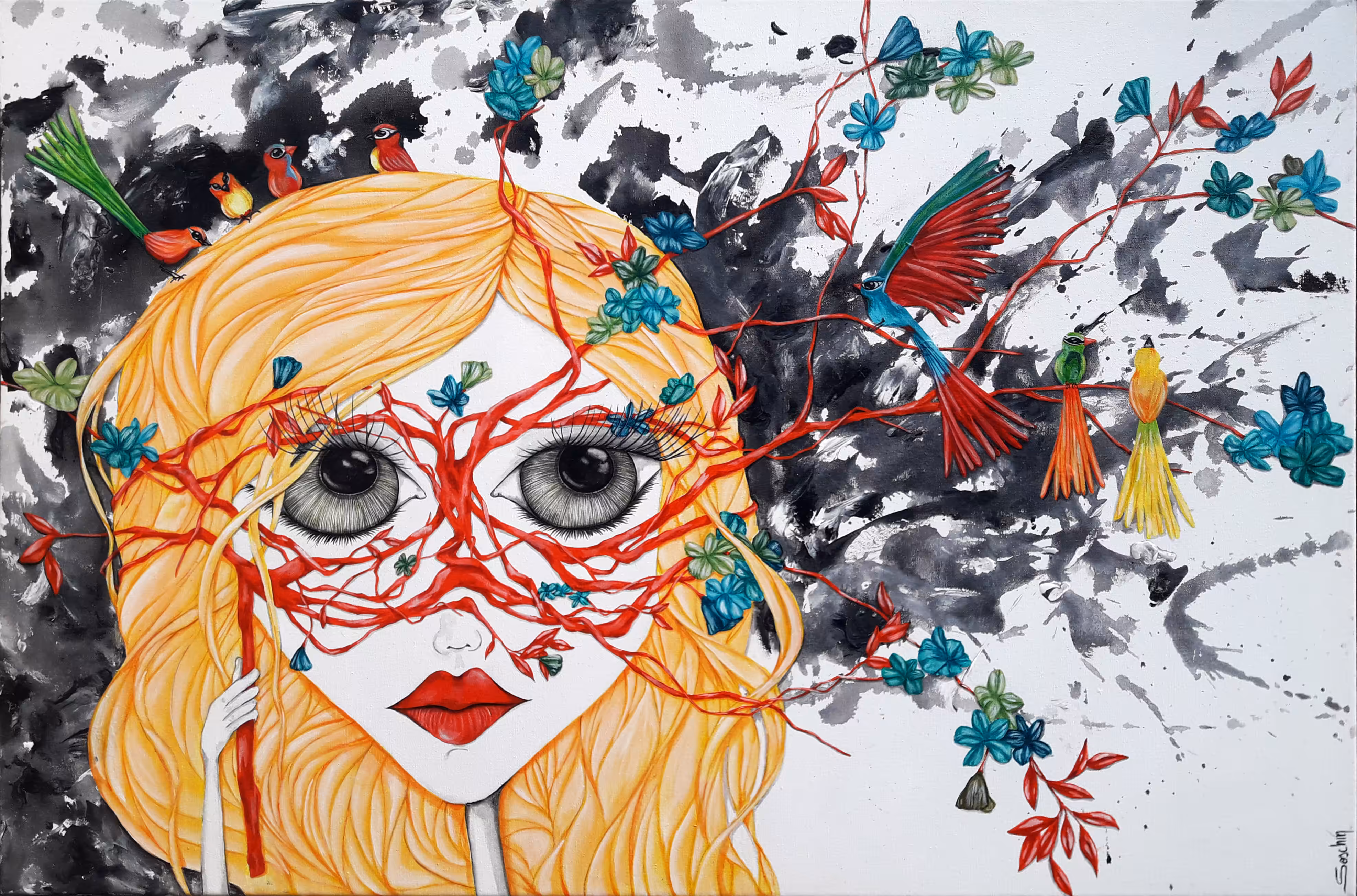 Mask to bloom