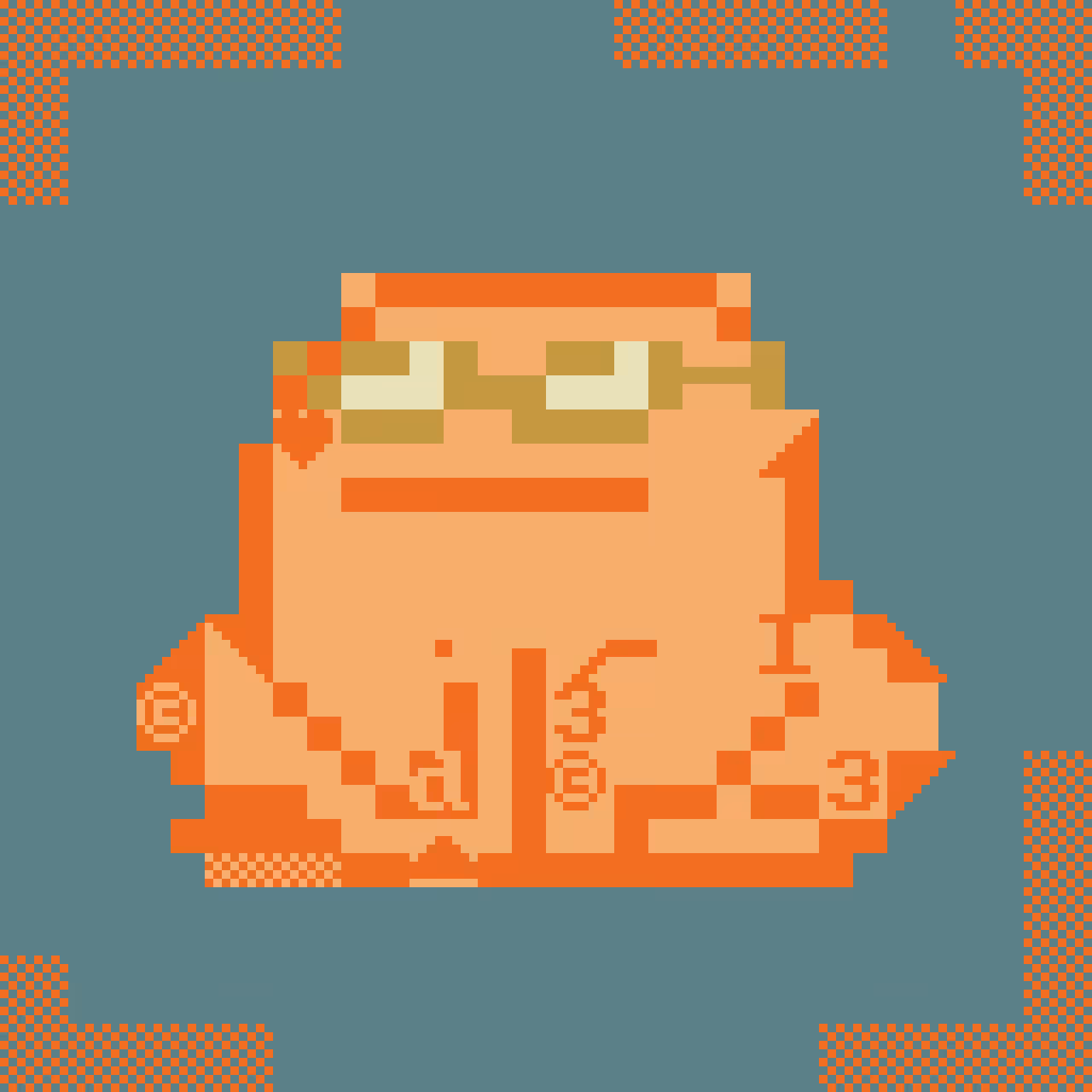 ASCII CrypToadz #1418