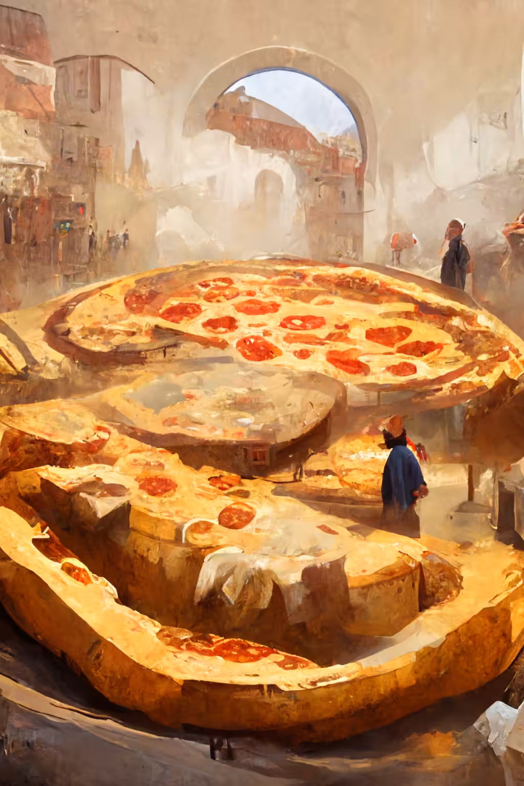 Mini Foods: Pizza Village