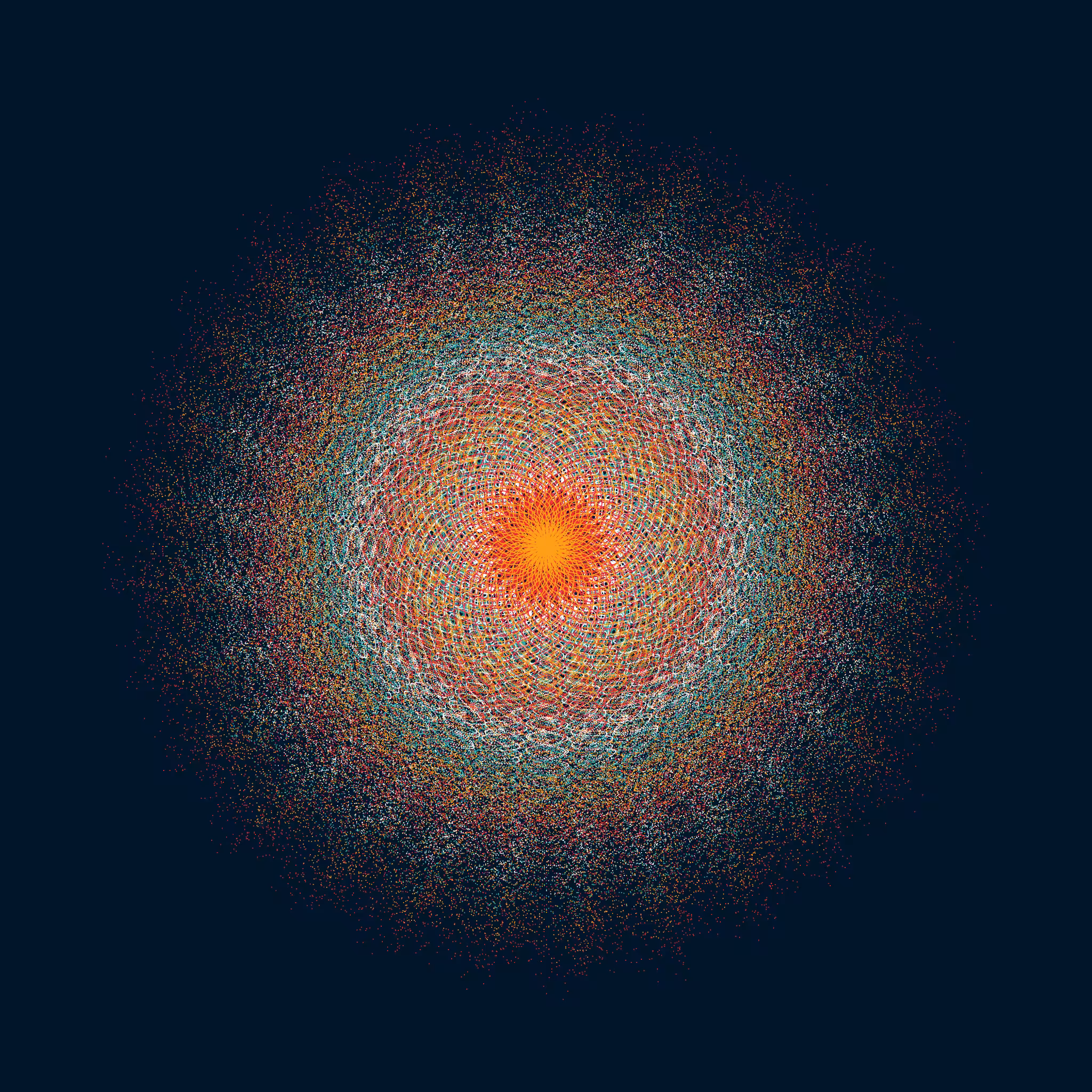CIRCULAR MURMURATIONS #105