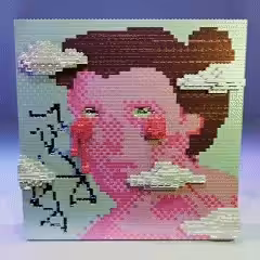 building blocks pixel art 01.GLB