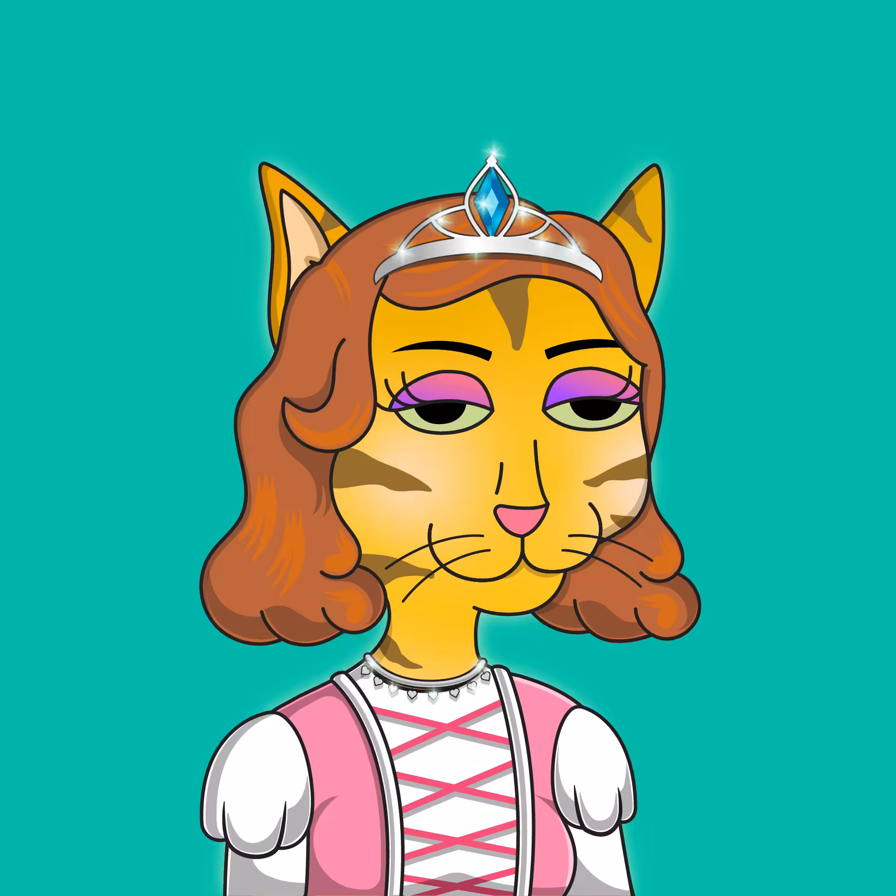Girl Cat #562