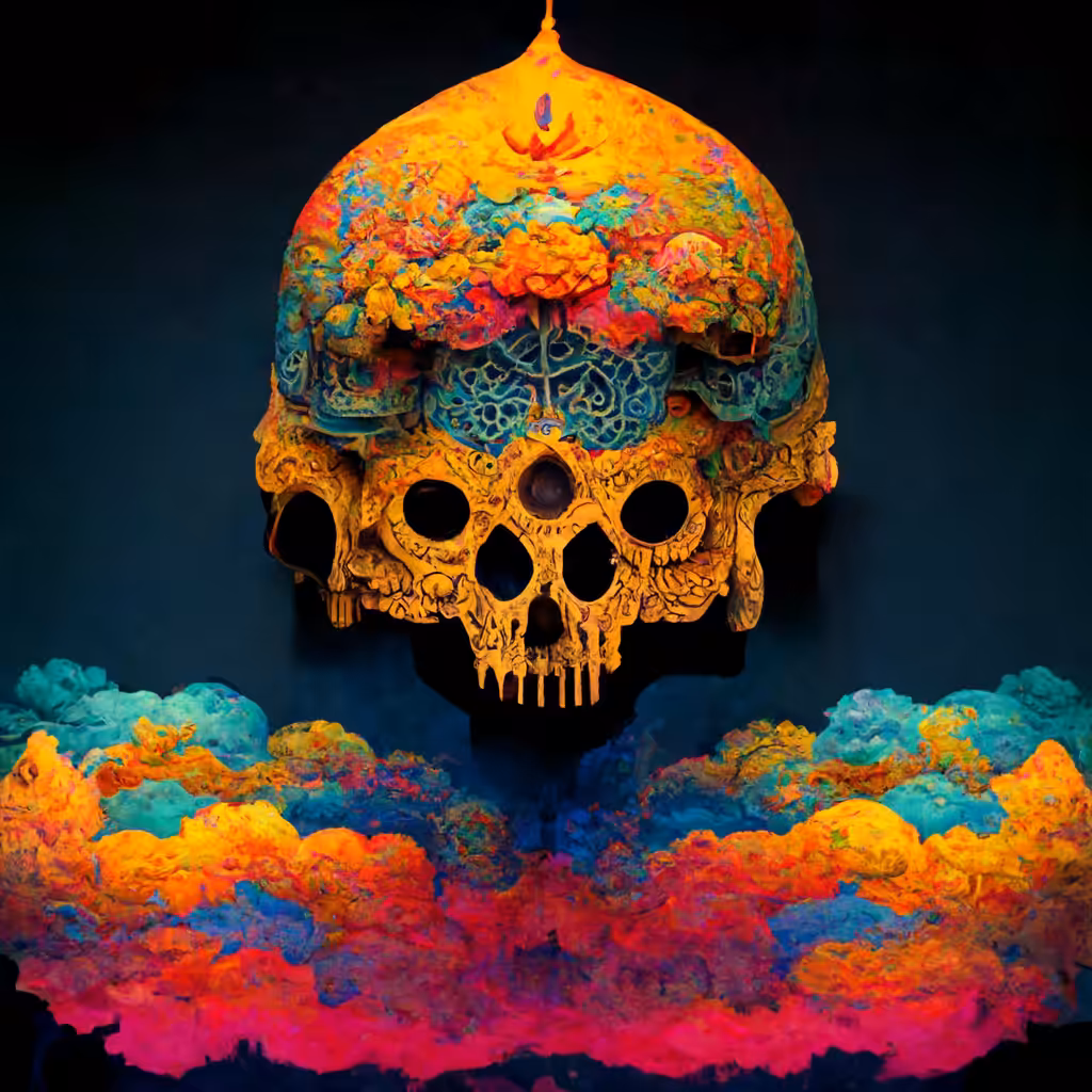 Skull #8 India - Celebrate 75 years of independence