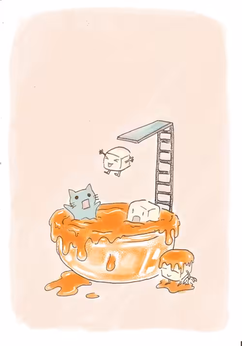 Swim in the Coconut Custard