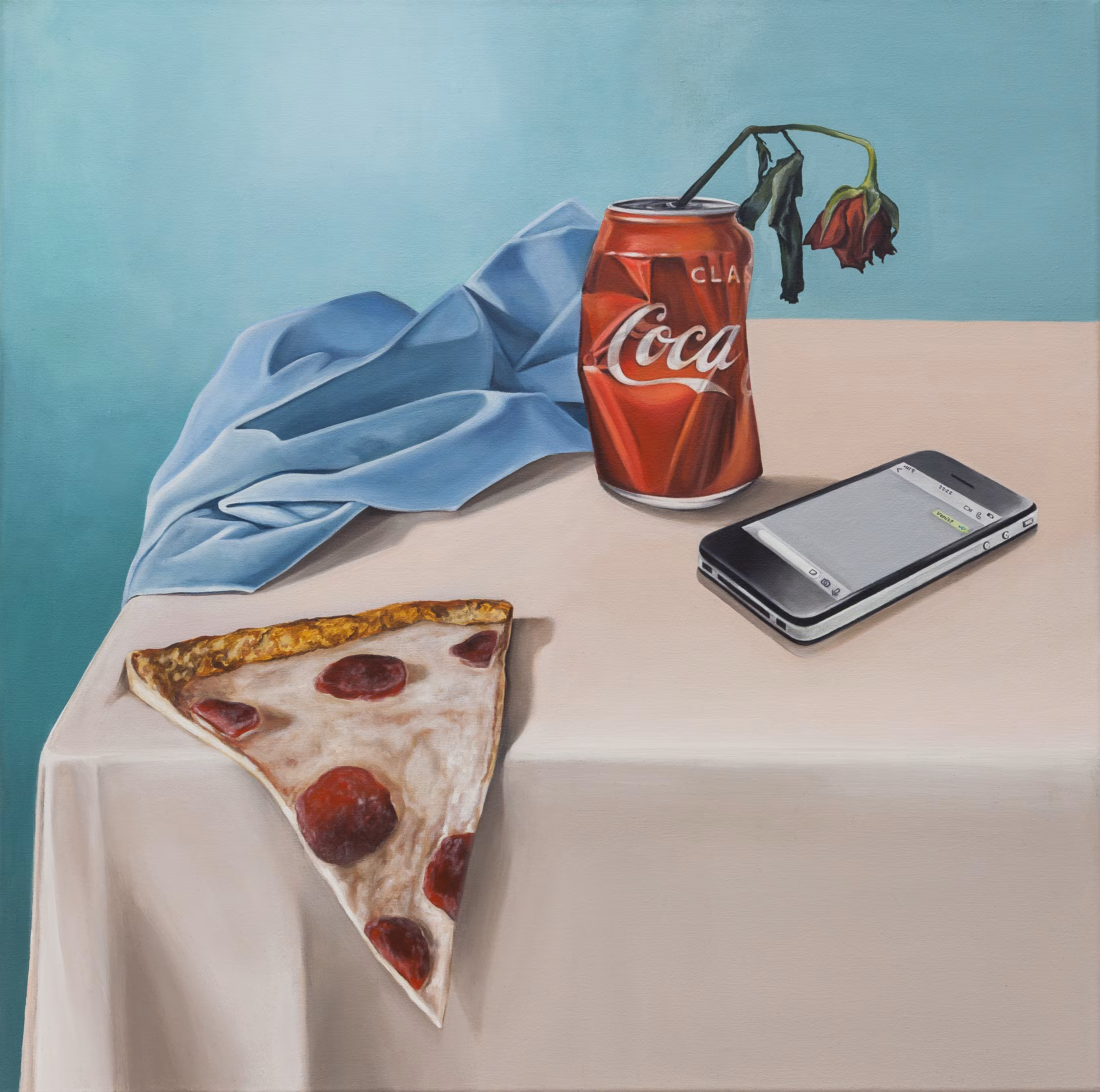 Still life with cell phone