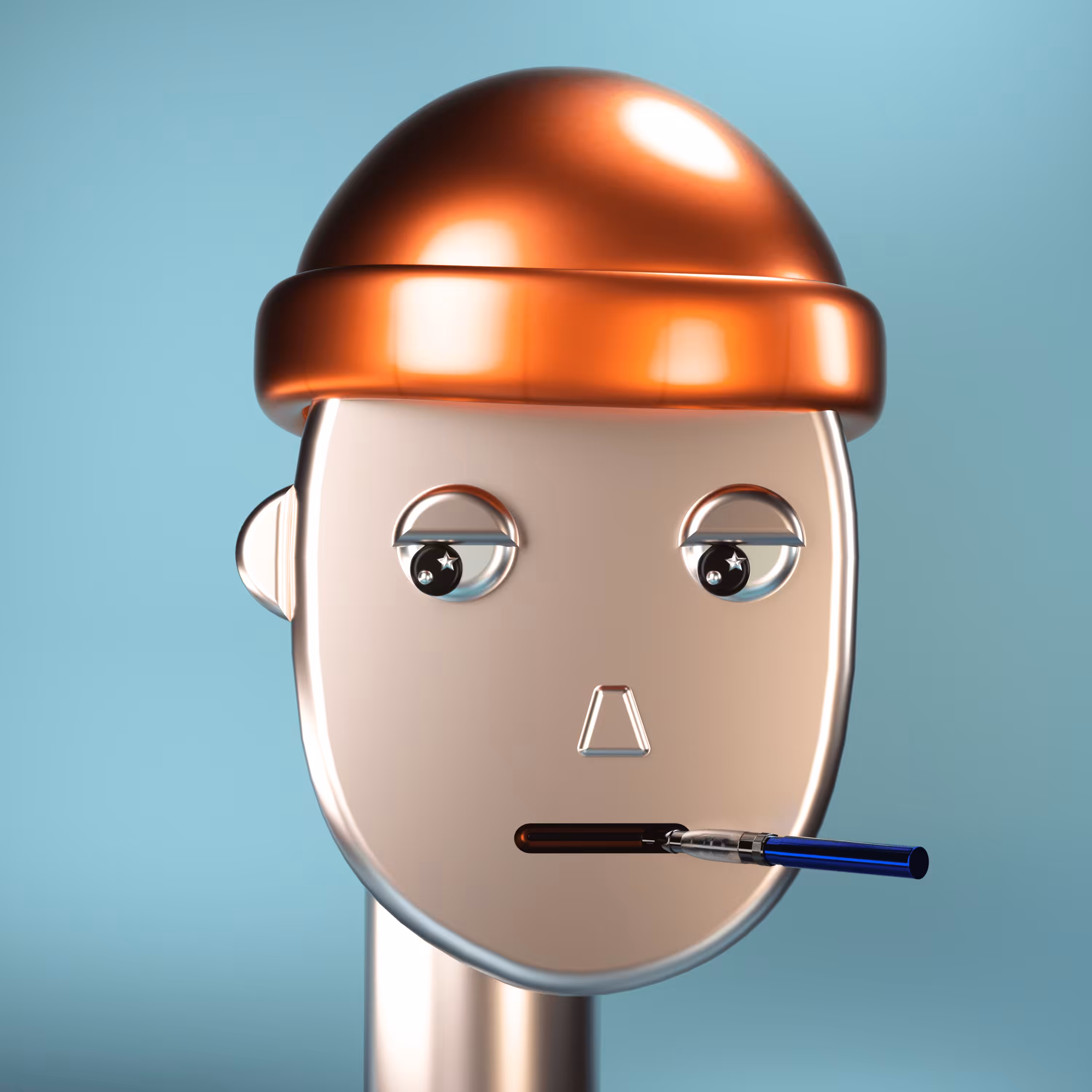 3D Chrome Punk #0111