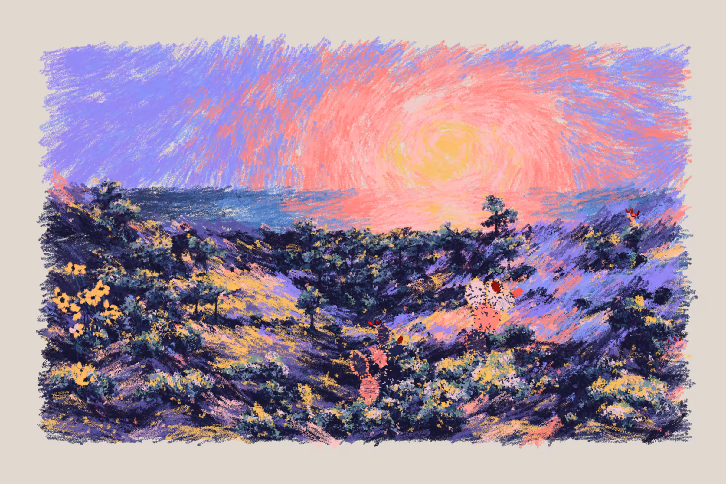Sunset from the Bluffs #18