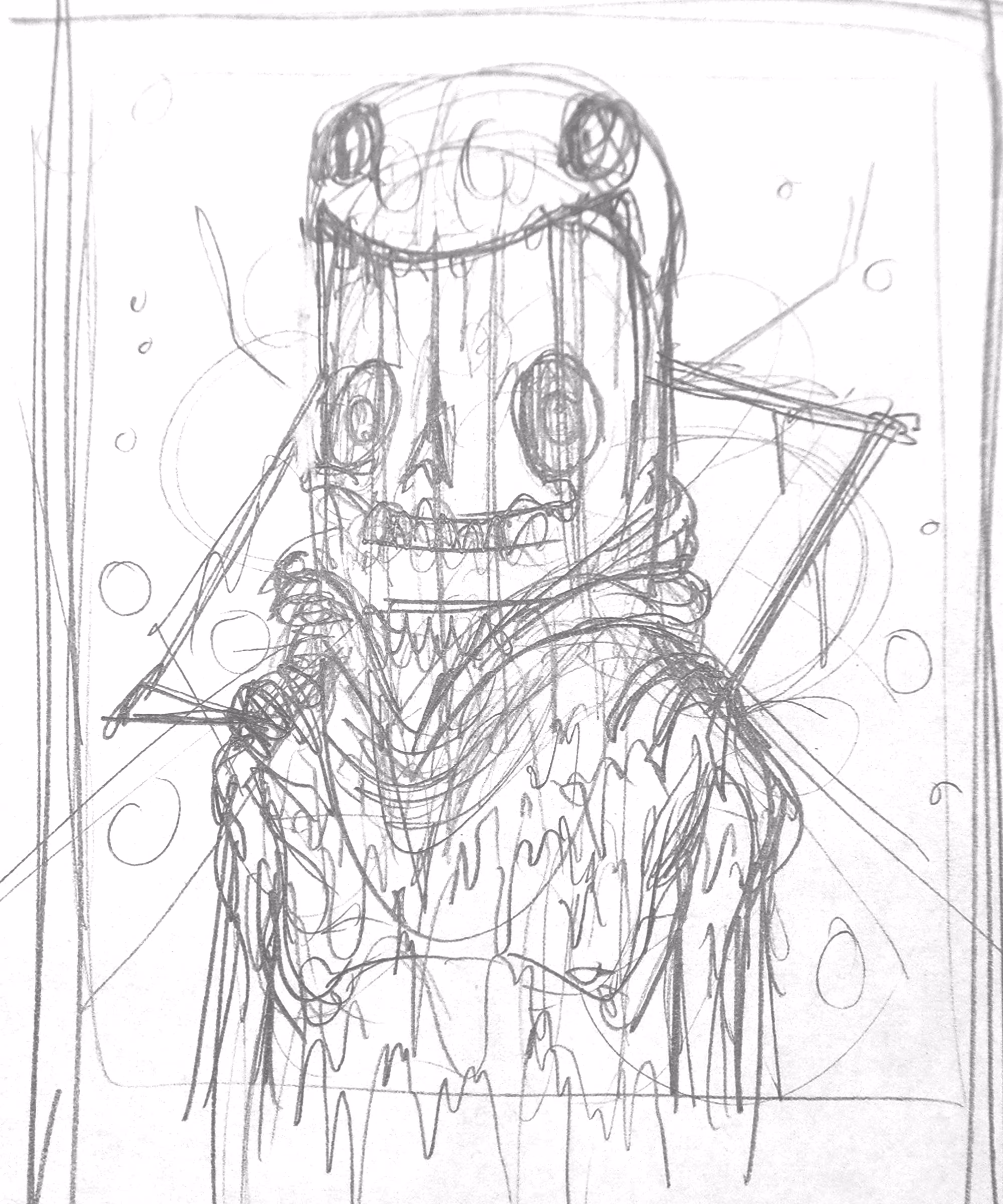 "THE ASTRONAUT" Original Sketch