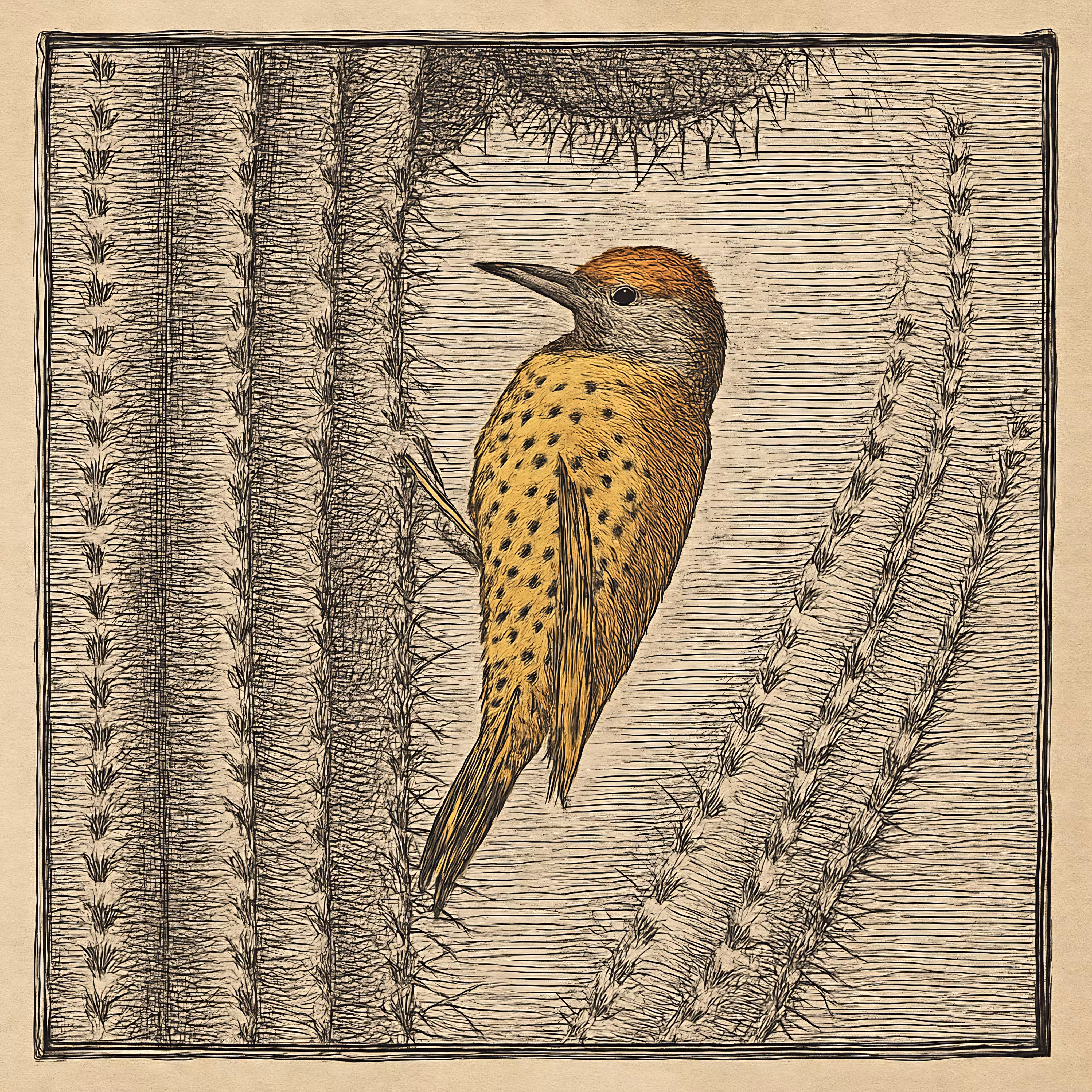 Life List of an AI Birder: Colaptes chrysoides