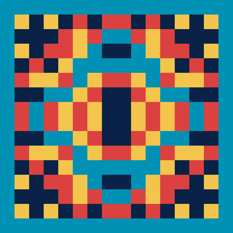 Pixel Mandala #101