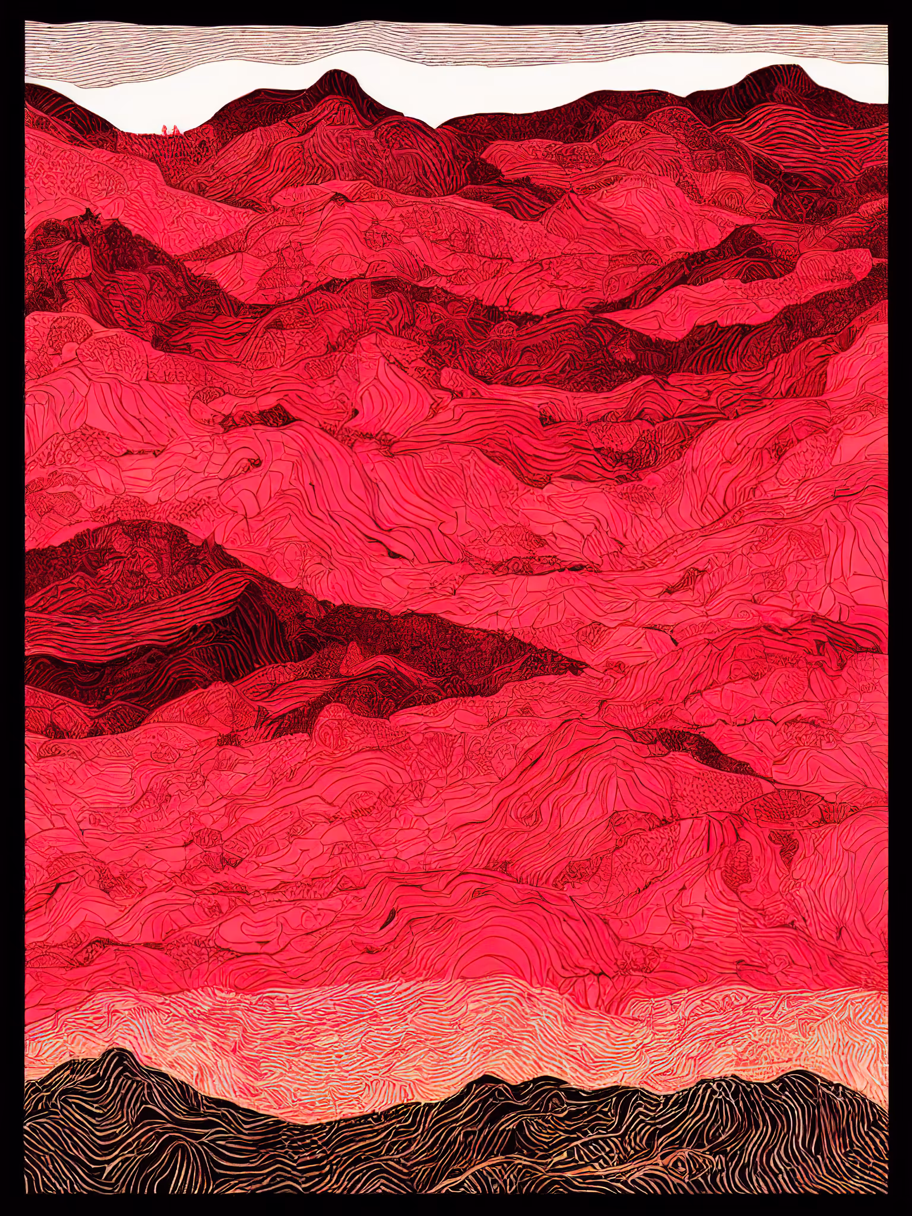 Paisaje rojo #1