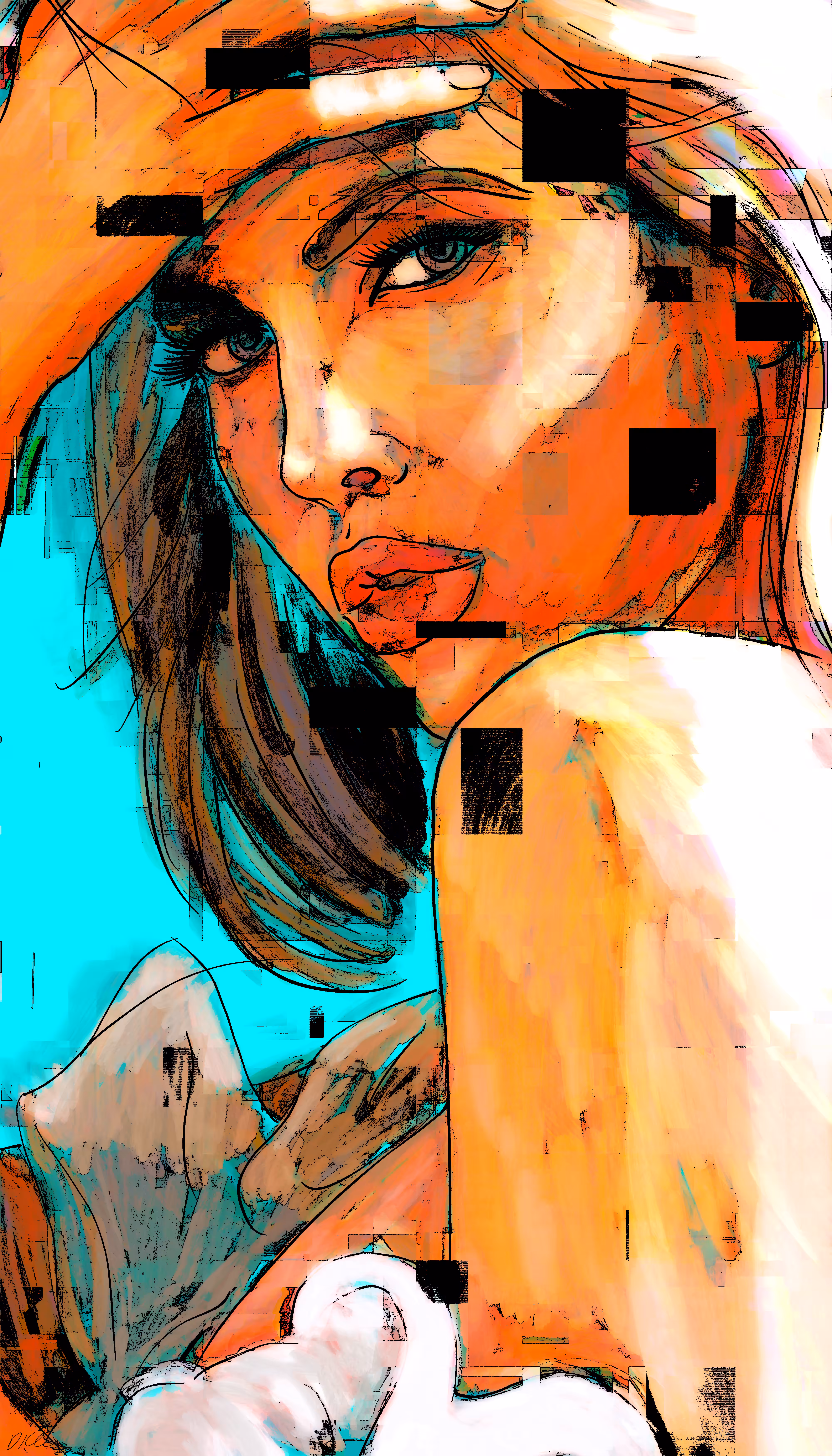 Portrait with Effects IV
