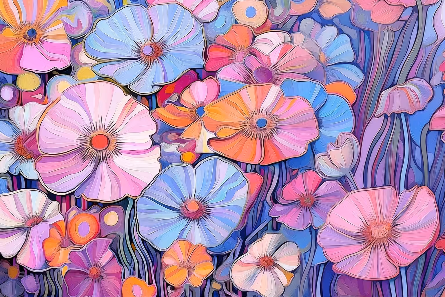 Rainbow Petals