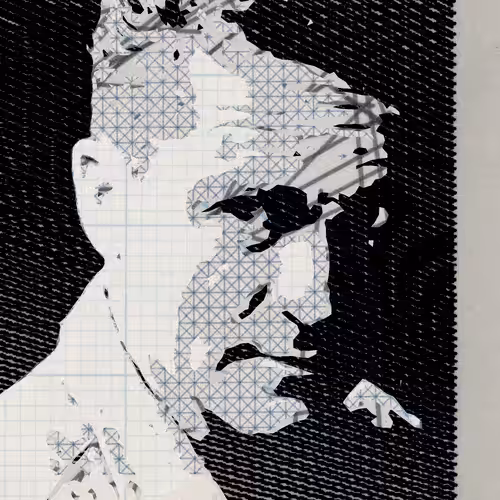 THE GENERATIVE PORTRAIT COLLECTION OF ROBERT MALLARY: Generative Portrait of Robert Mallary #302