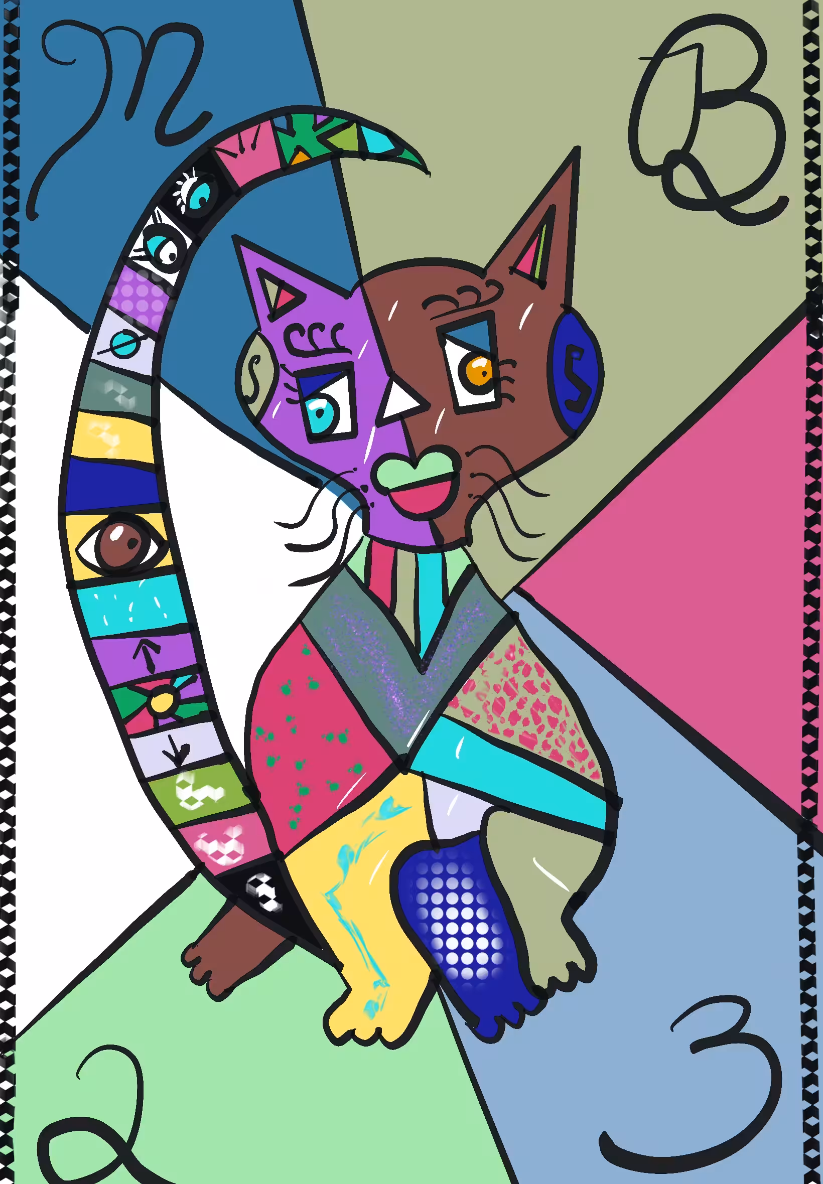 Colorful Kitty