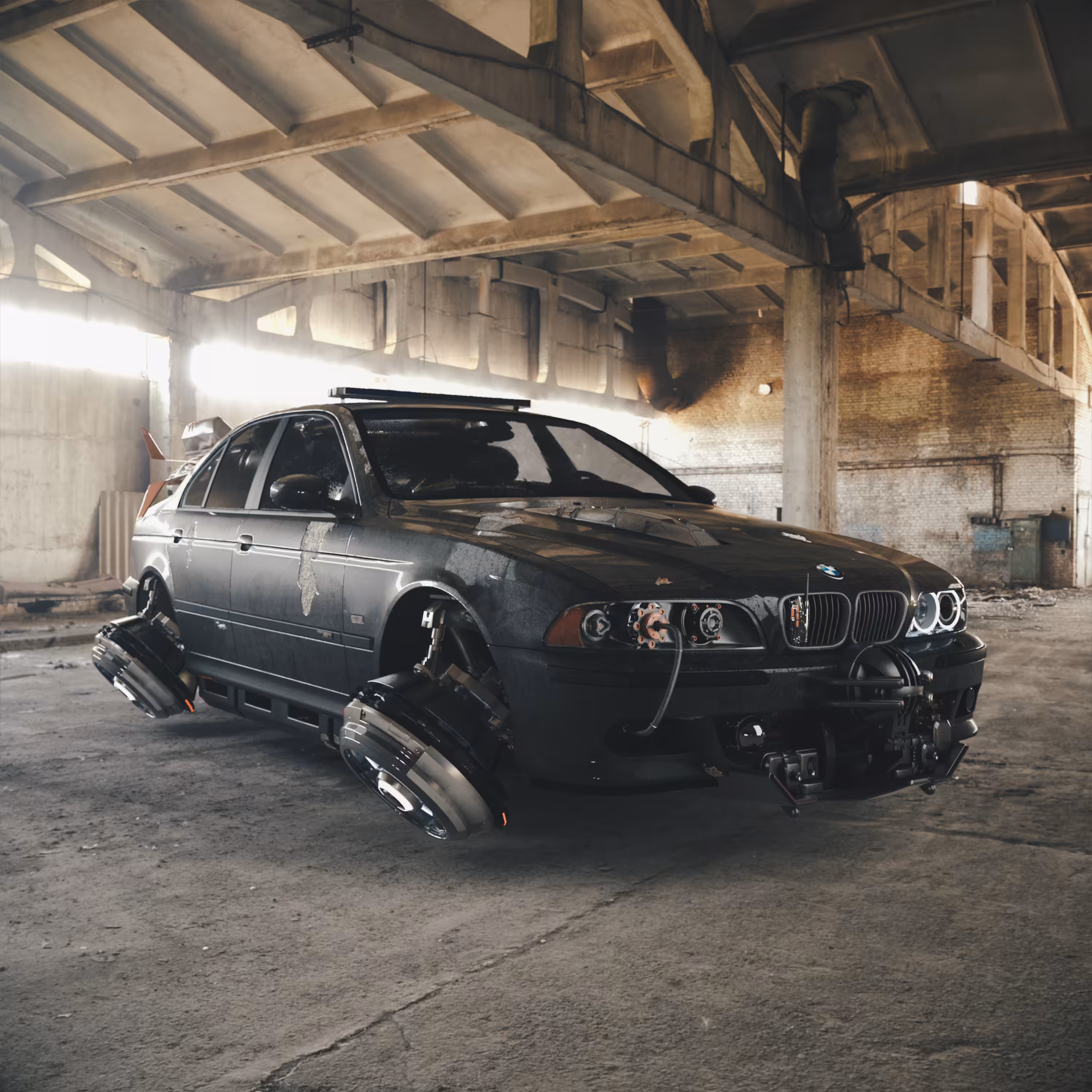 BMW M5 E39 in year 3000