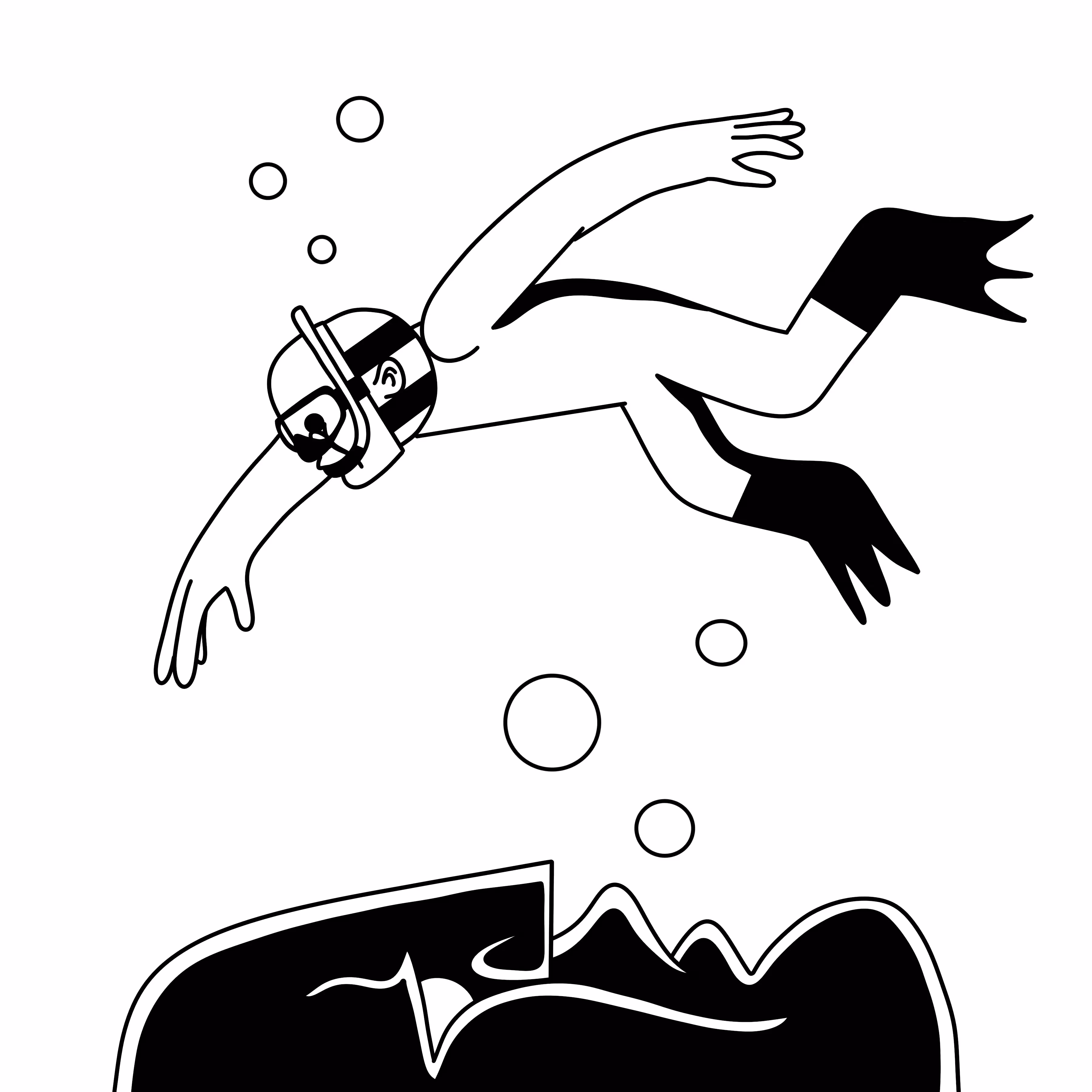 shallow water