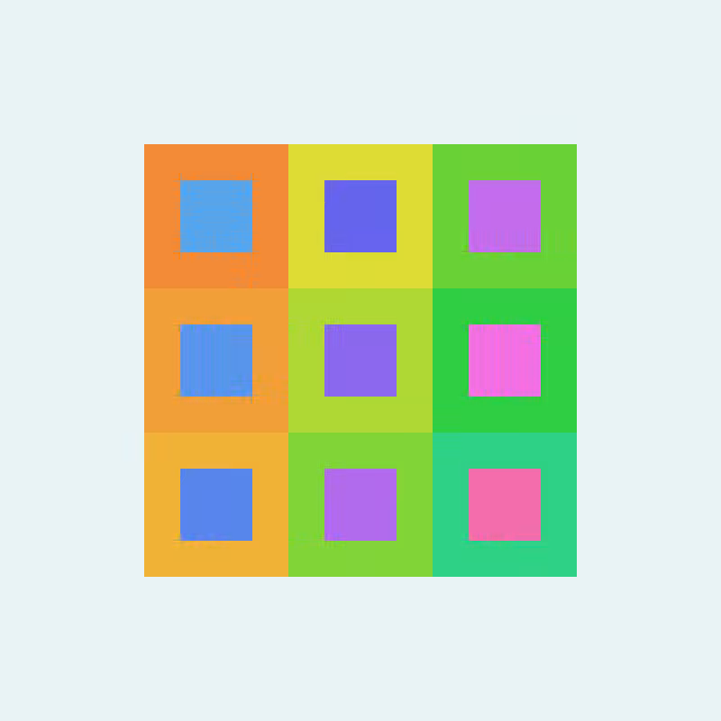 Colored blocks #100