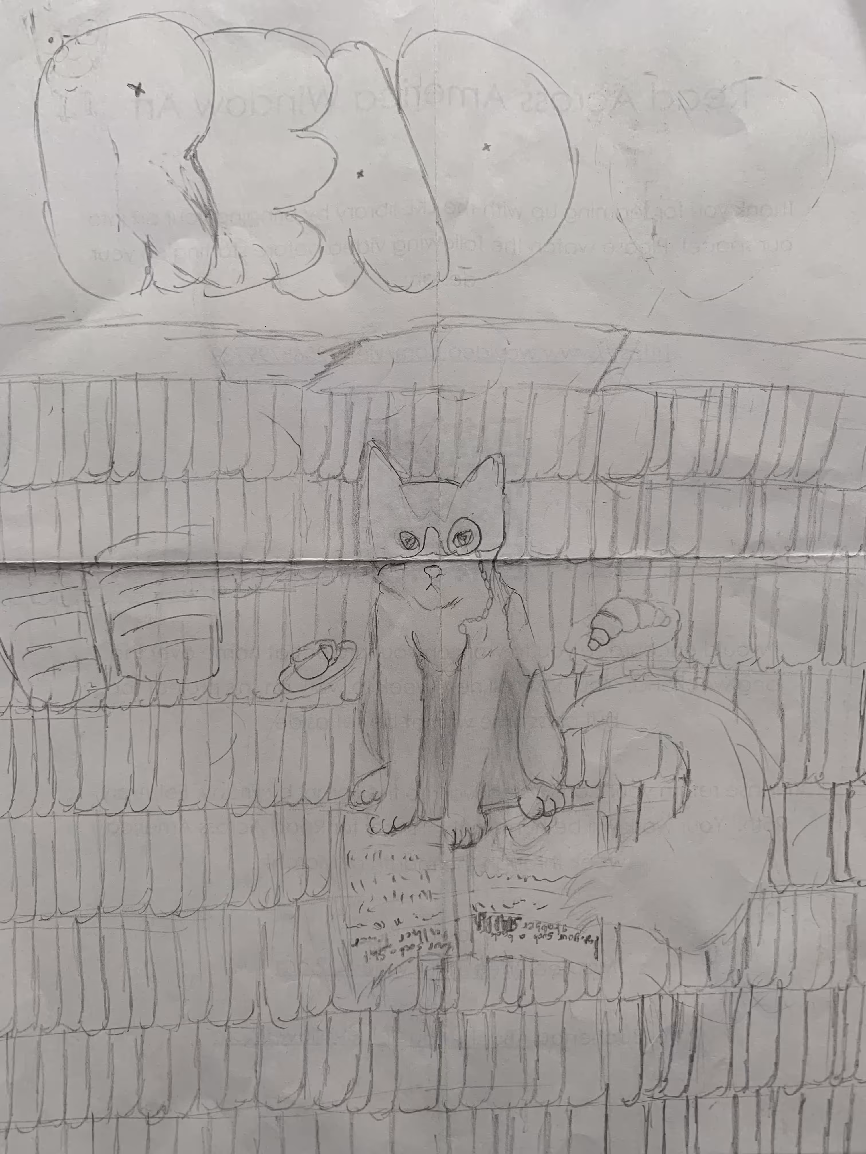 Her Cat Writes a Nasty Message