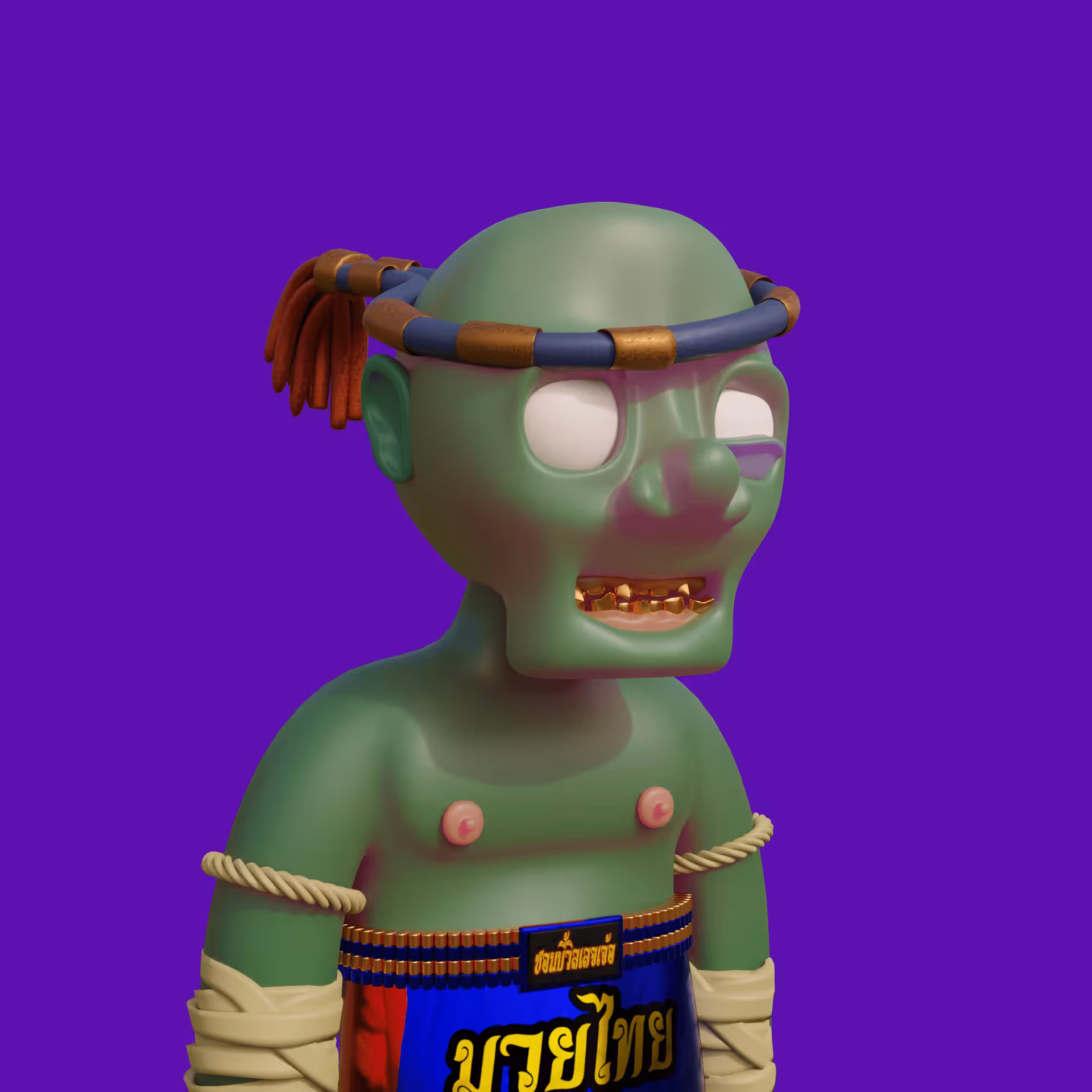 Zombie Villager : Zombie Muaythai
