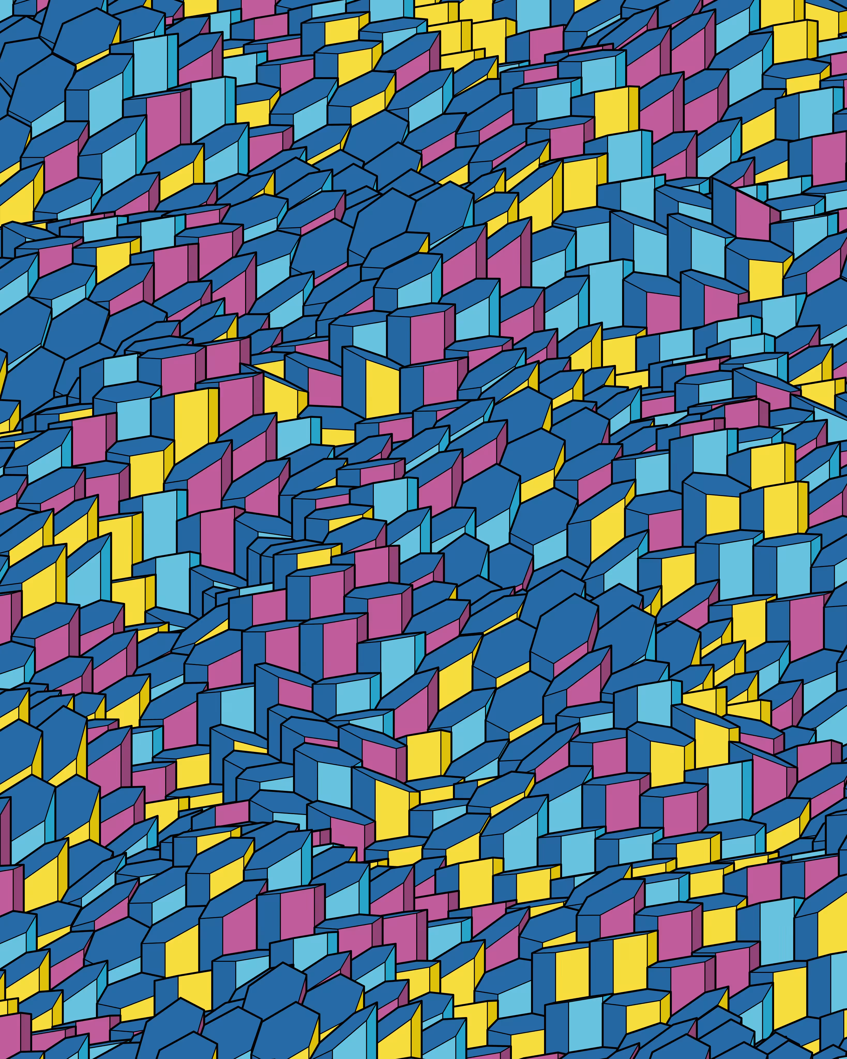 Hexagones Landscape #248