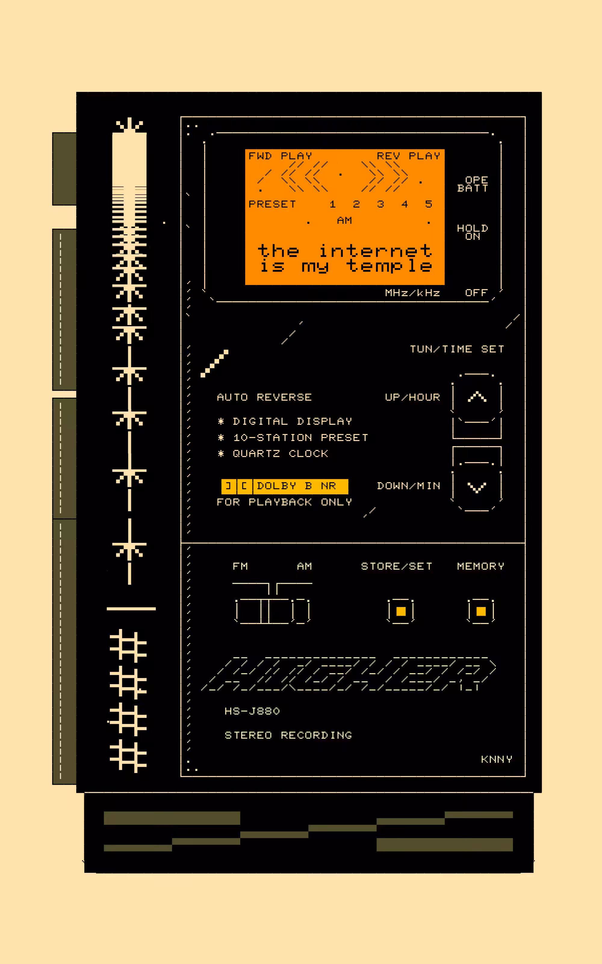 DCNSTRCTD: HIGHER HS-J880 / the internet is my temple