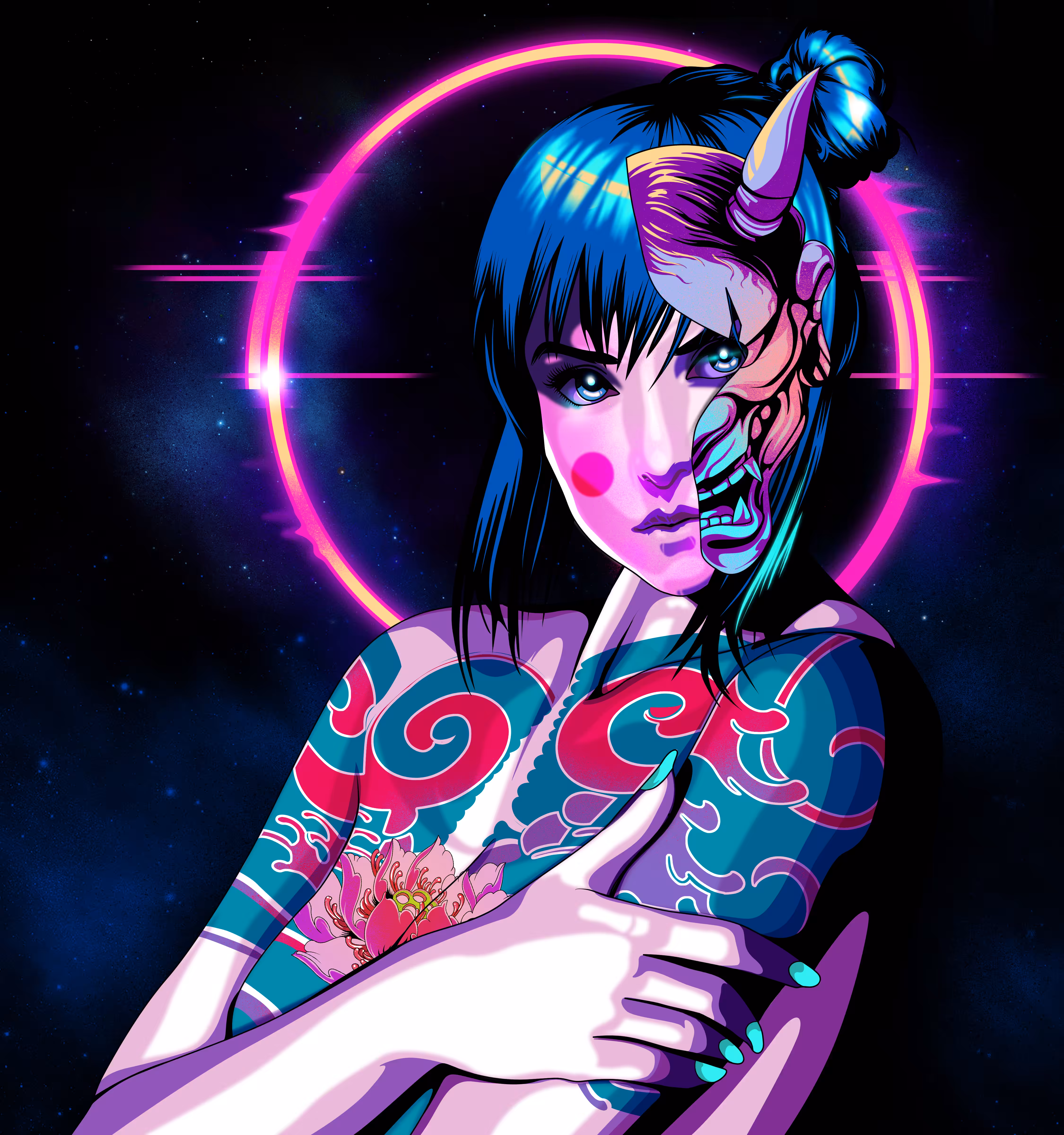 Neon Yokai I