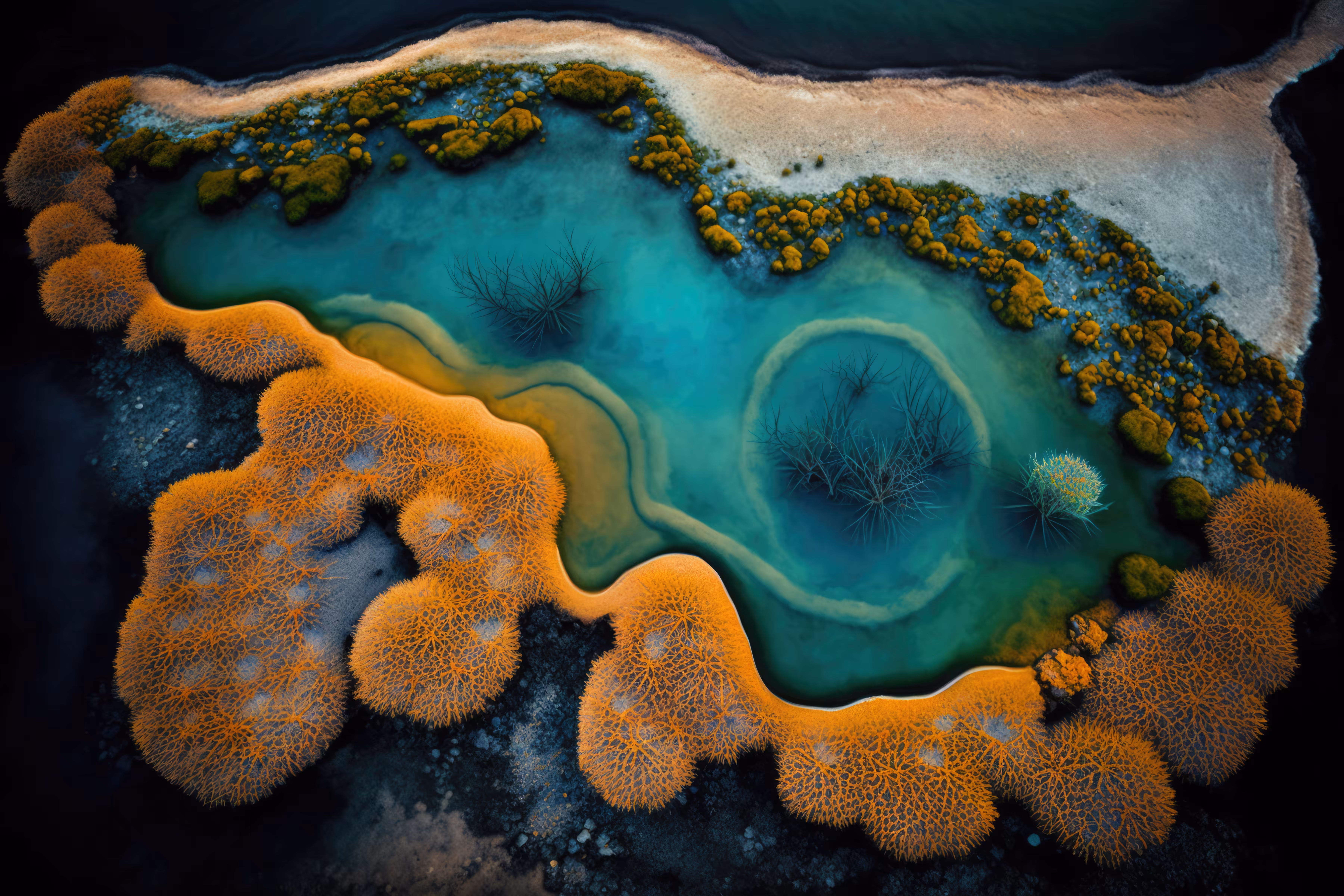 Mystical Coral Mirage