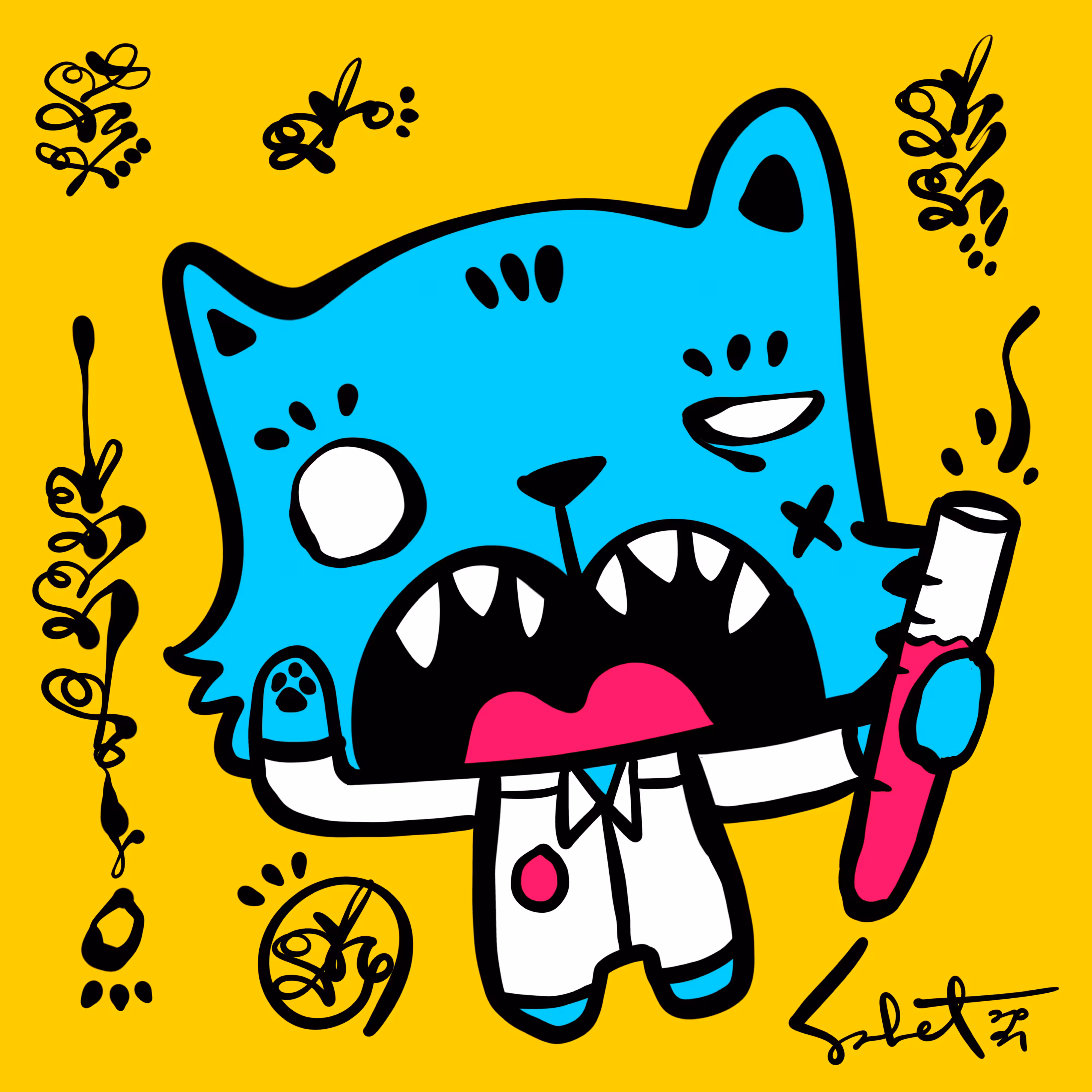 Ugly Kitties by Sabet #113