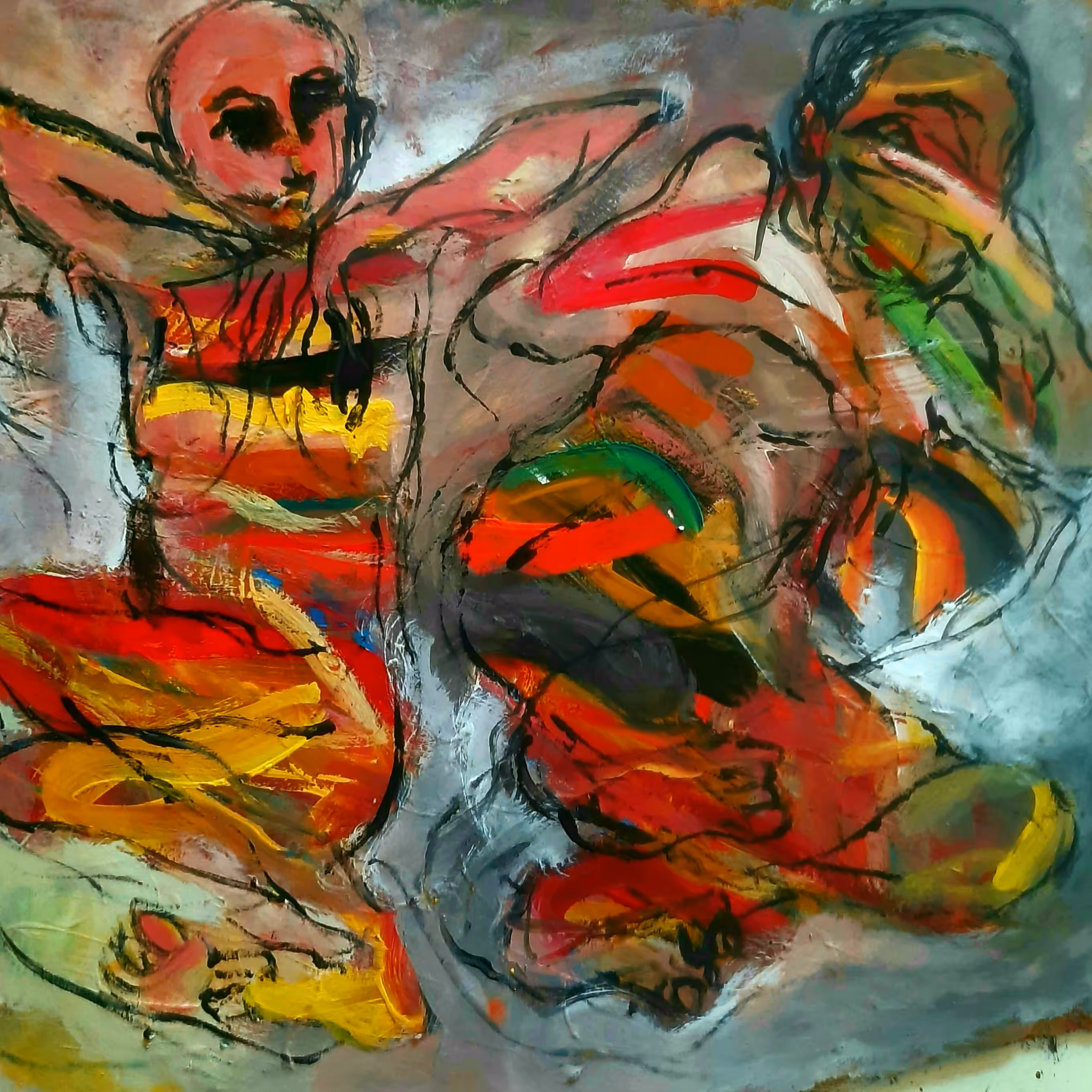 Abstractin painting