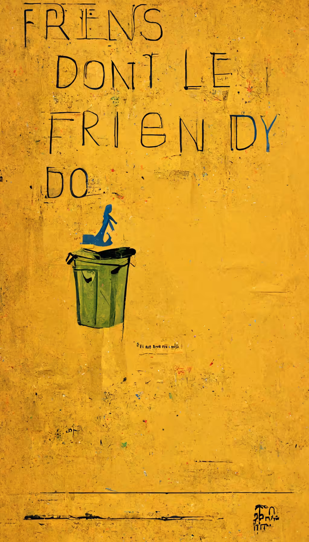 FRIENDS DON'T LET FRIENDS DO TRASH 2