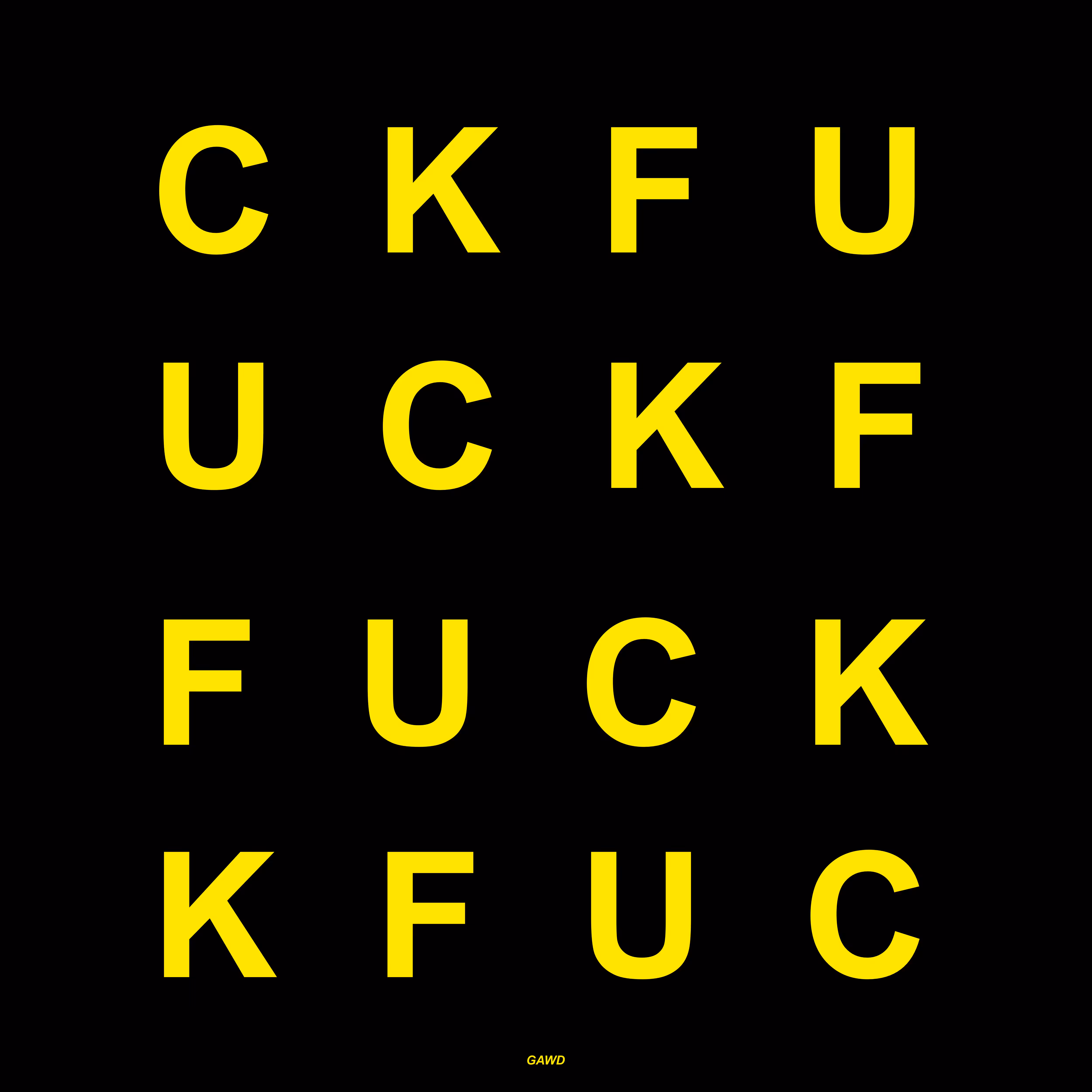 FUCK (LEXICON #1 – Still Frame 3) 