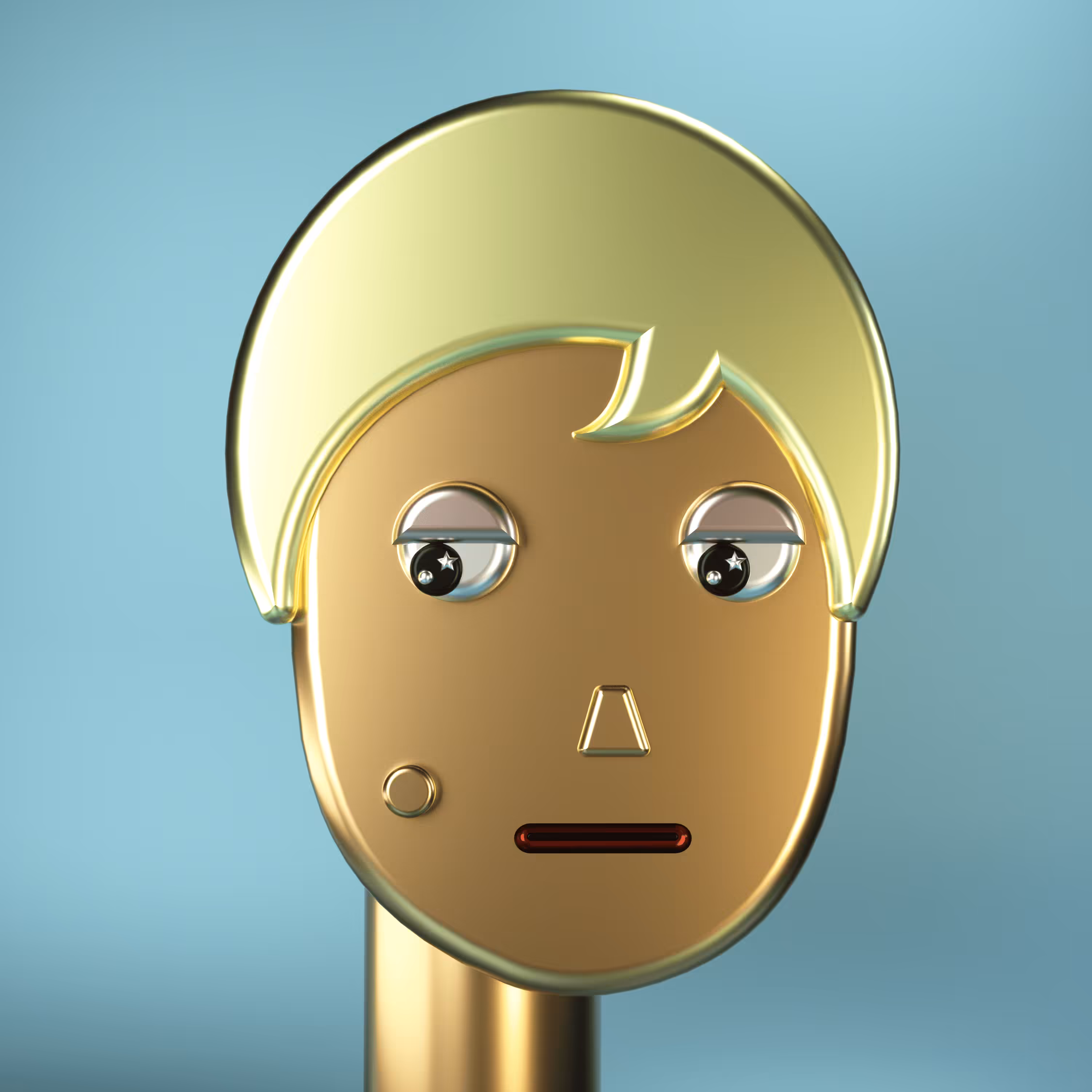 3D Chrome Punks: 3D Chrome Punk #0952