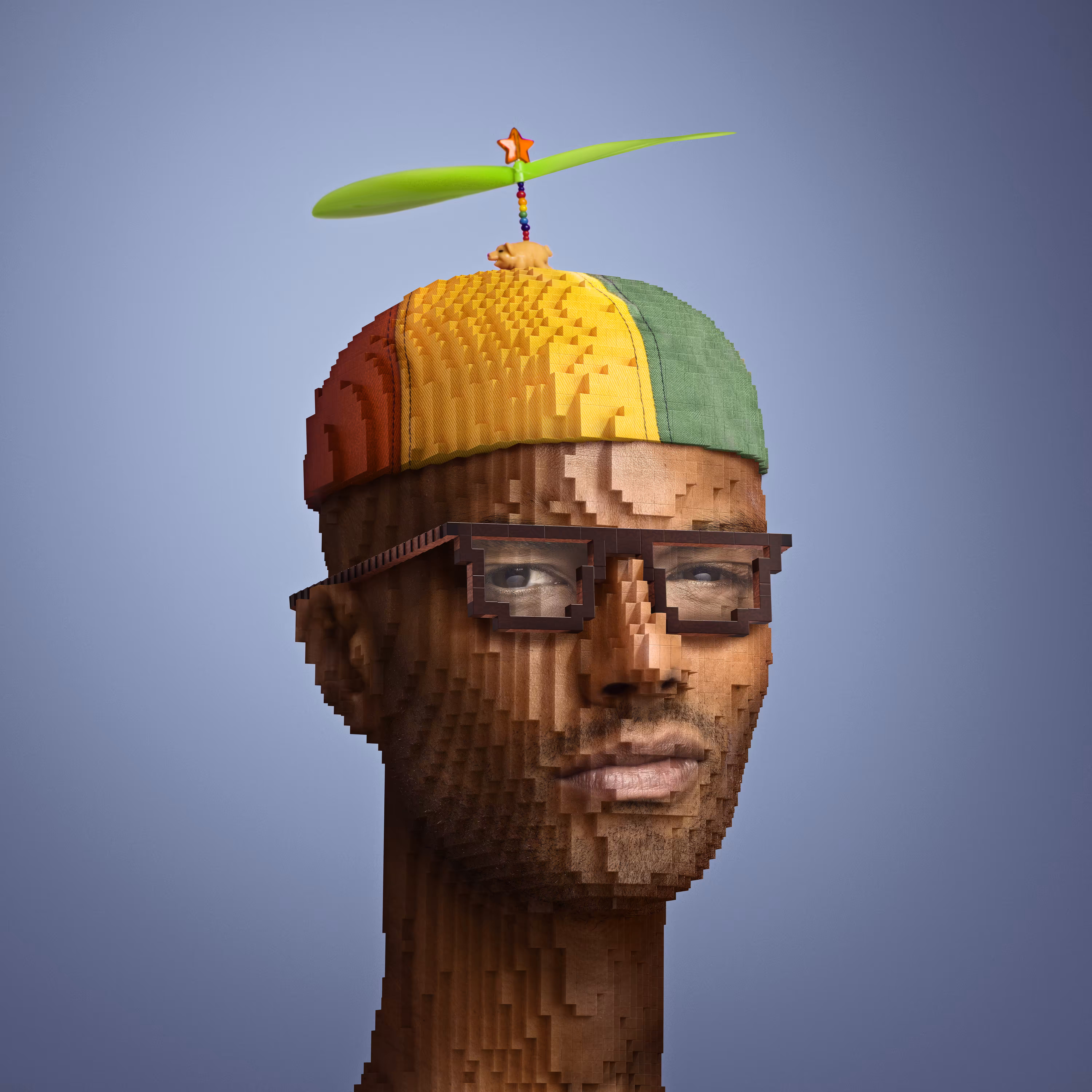 Block Head Punk 023