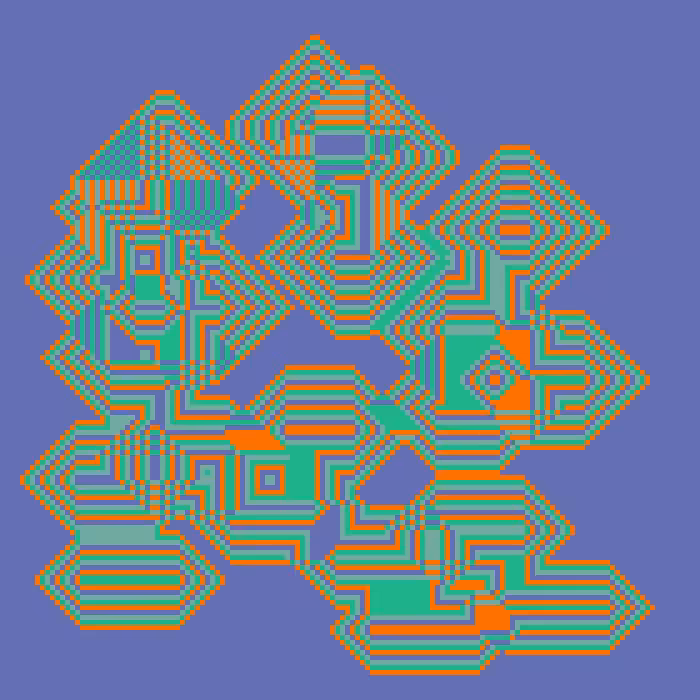 Superimposed Octagonal Pyramids #53